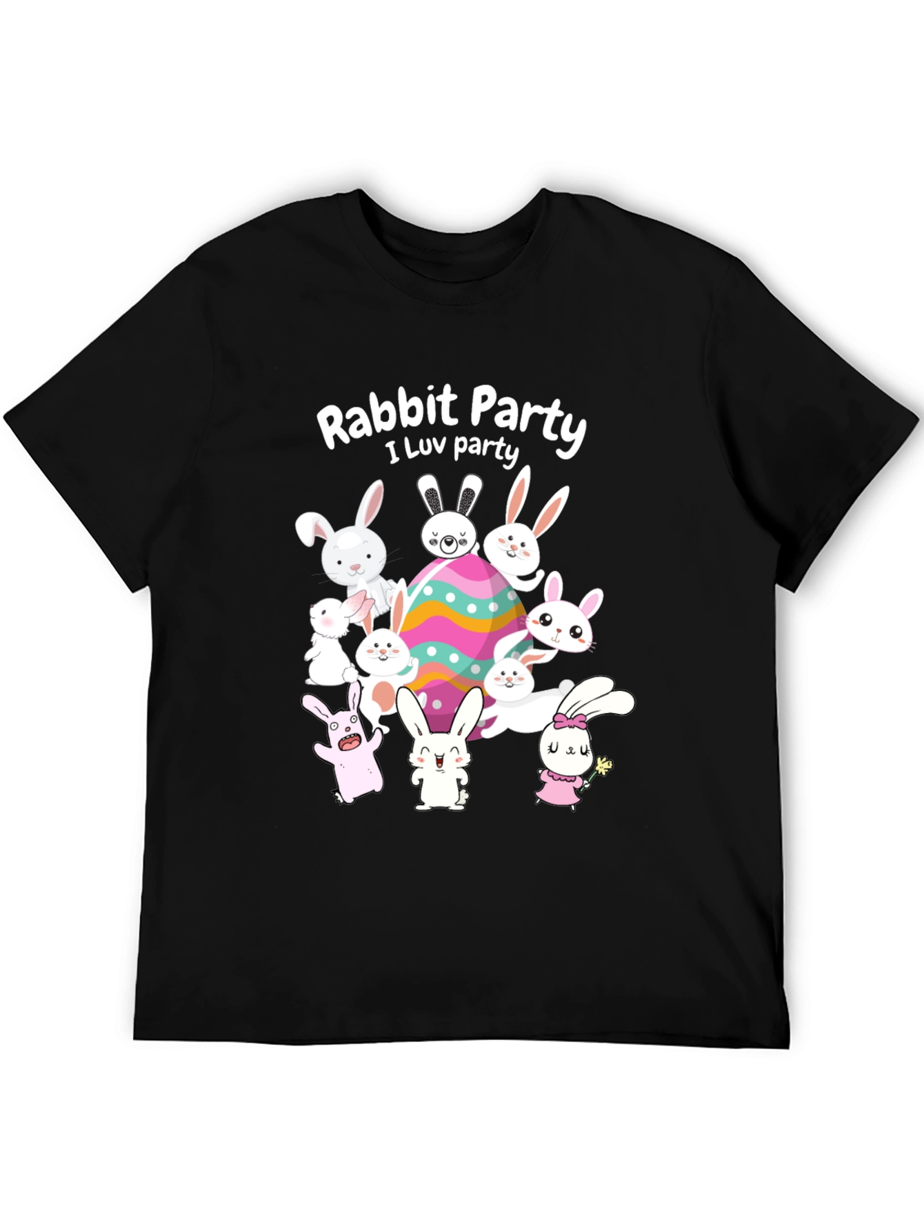 Rabbit Party Easter T-Shirt