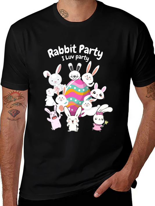 Rabbit Party Easter T-Shirt