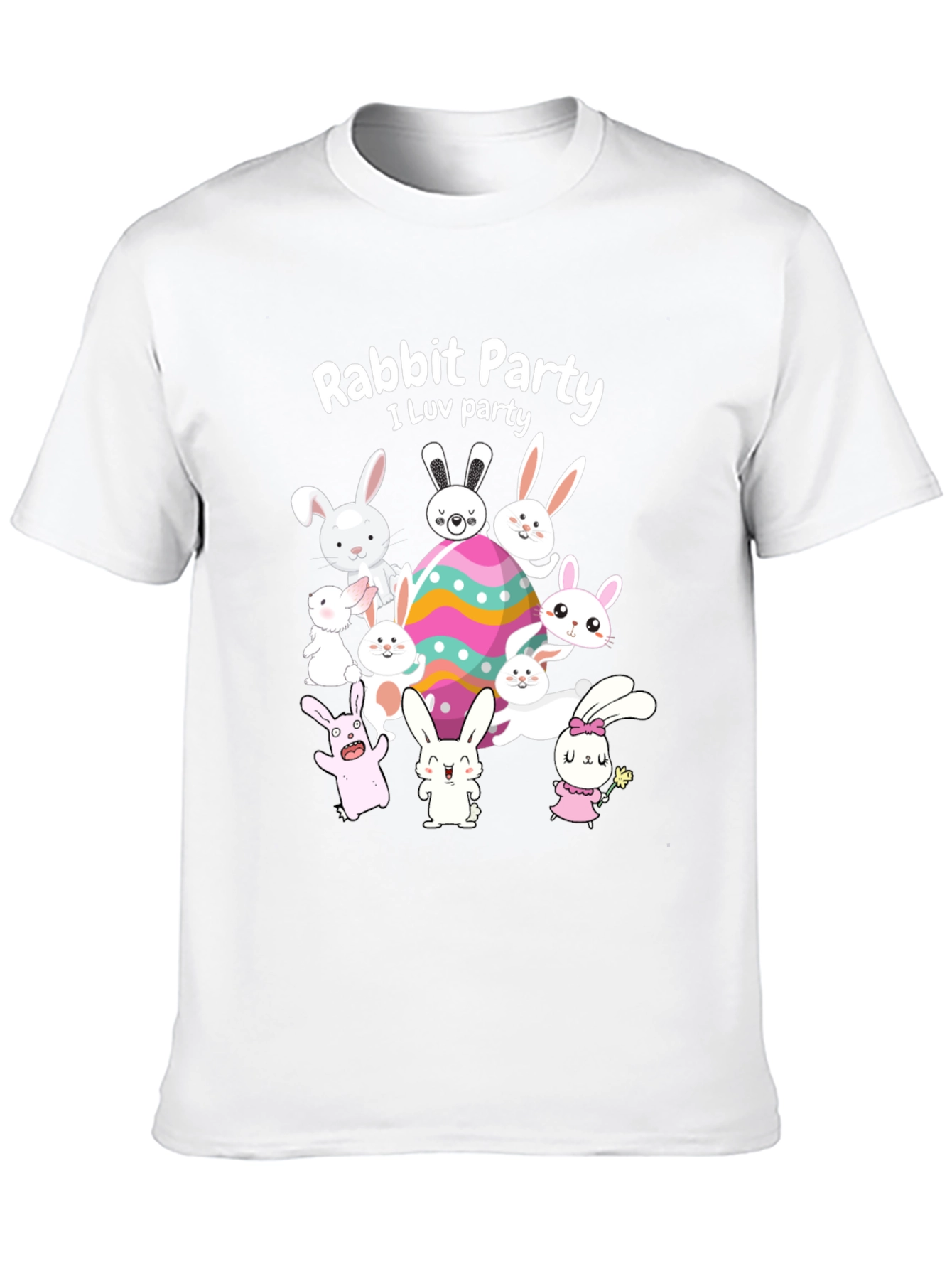 Rabbit Party Easter T-Shirt