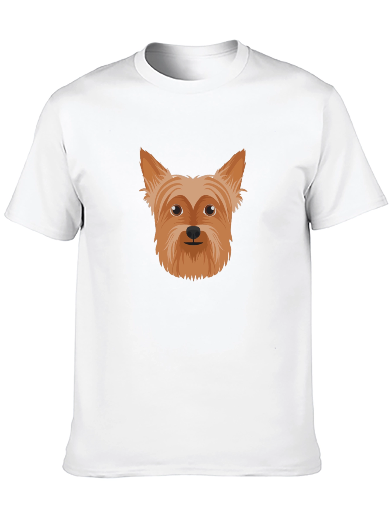 Yorkie Dog Graphic T-Shirt - Black