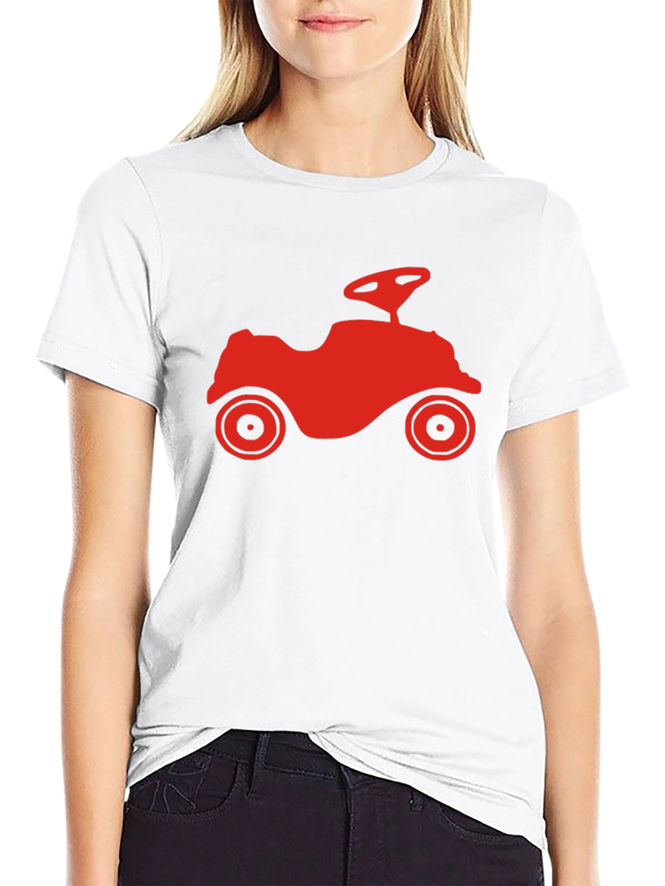 Retro Ride-On Toy Car Graphic Tee - Classic Cool