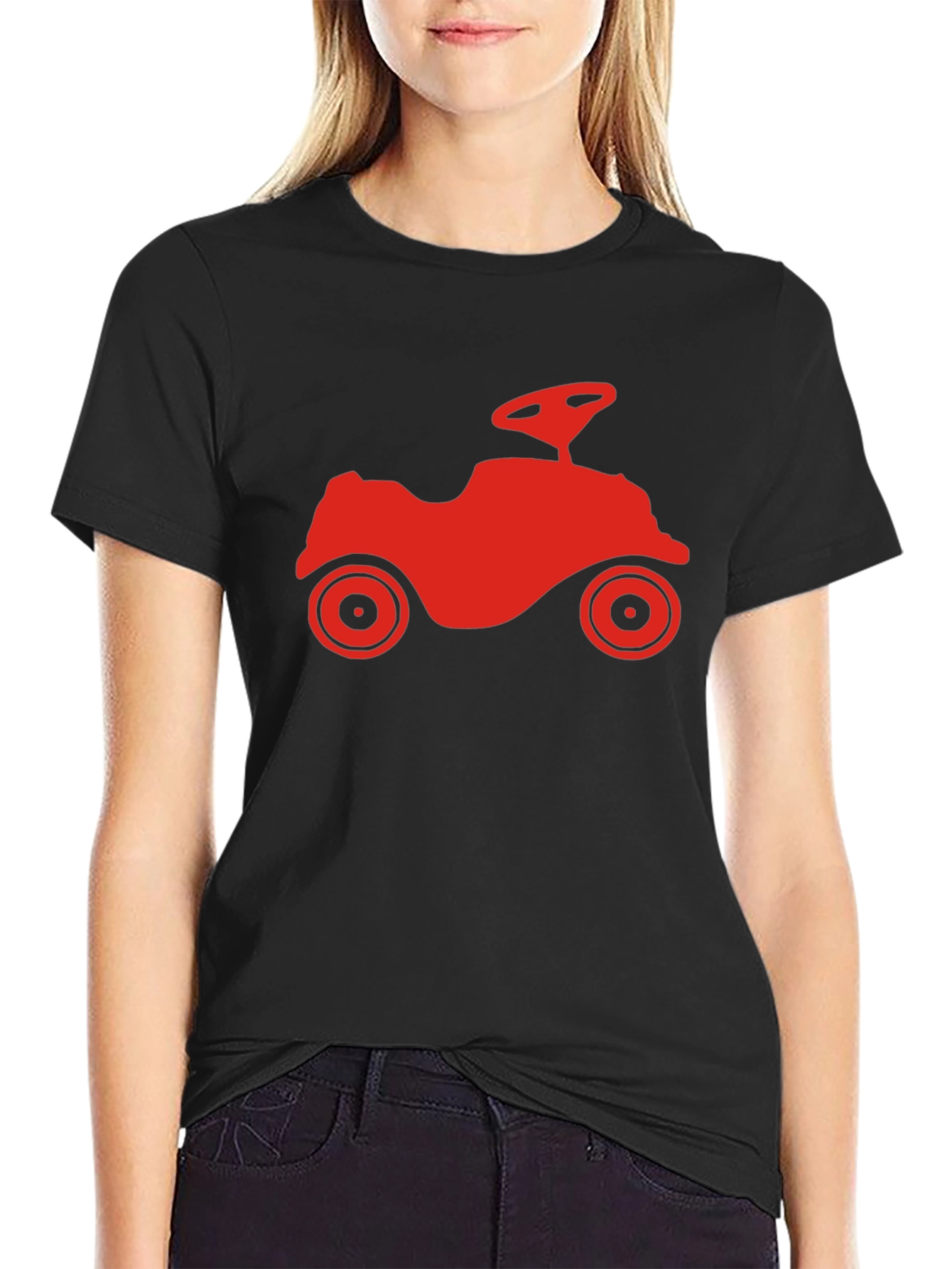 Retro Ride-On Toy Car Graphic Tee - Classic Cool
