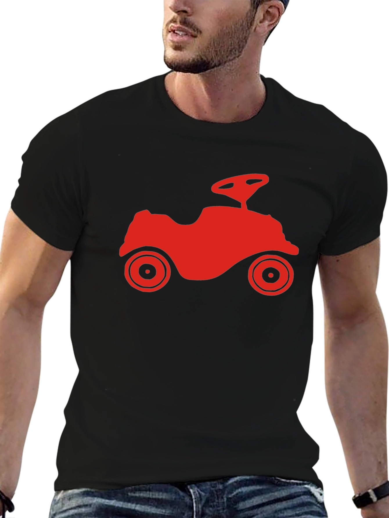 Retro Ride-On Toy Car Graphic Tee - Classic Cool