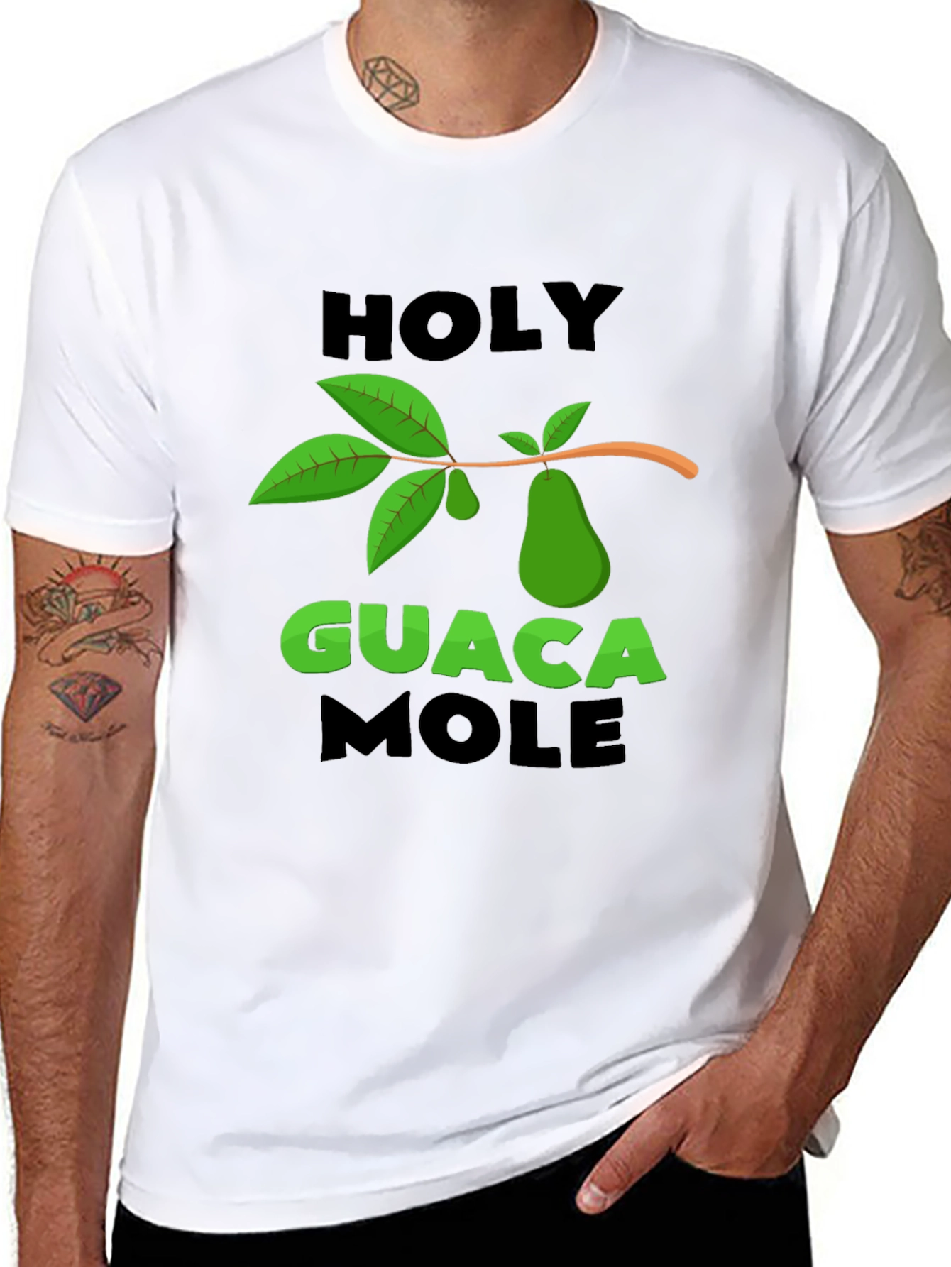 Holy Guacamole T-Shirt - Funny Avocado Tee