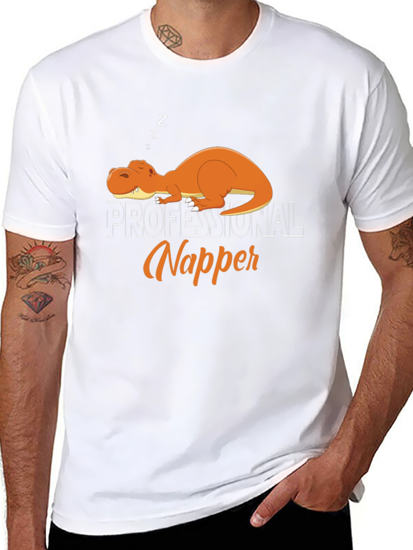 Professional Napper T-Rex T-Shirt