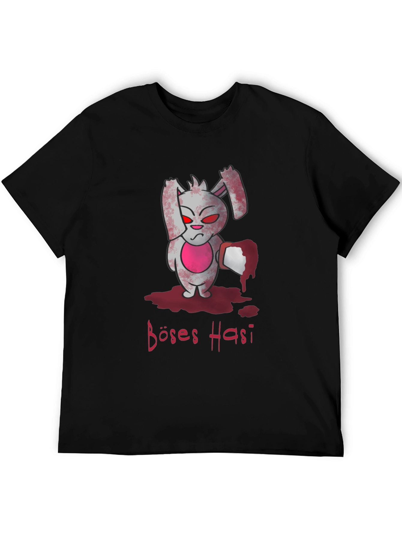 Evil Bunny Graphic T-Shirt - Böses Hasi Tee