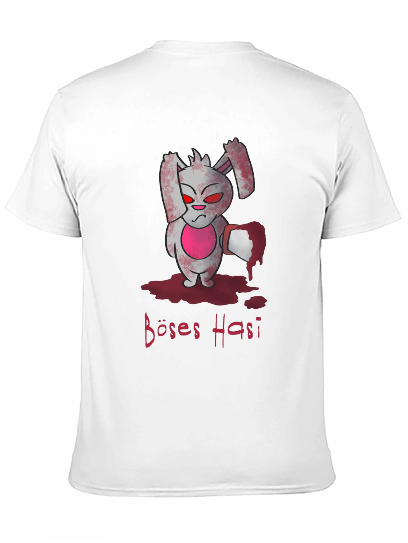 Evil Bunny Graphic T-Shirt - Böses Hasi Tee