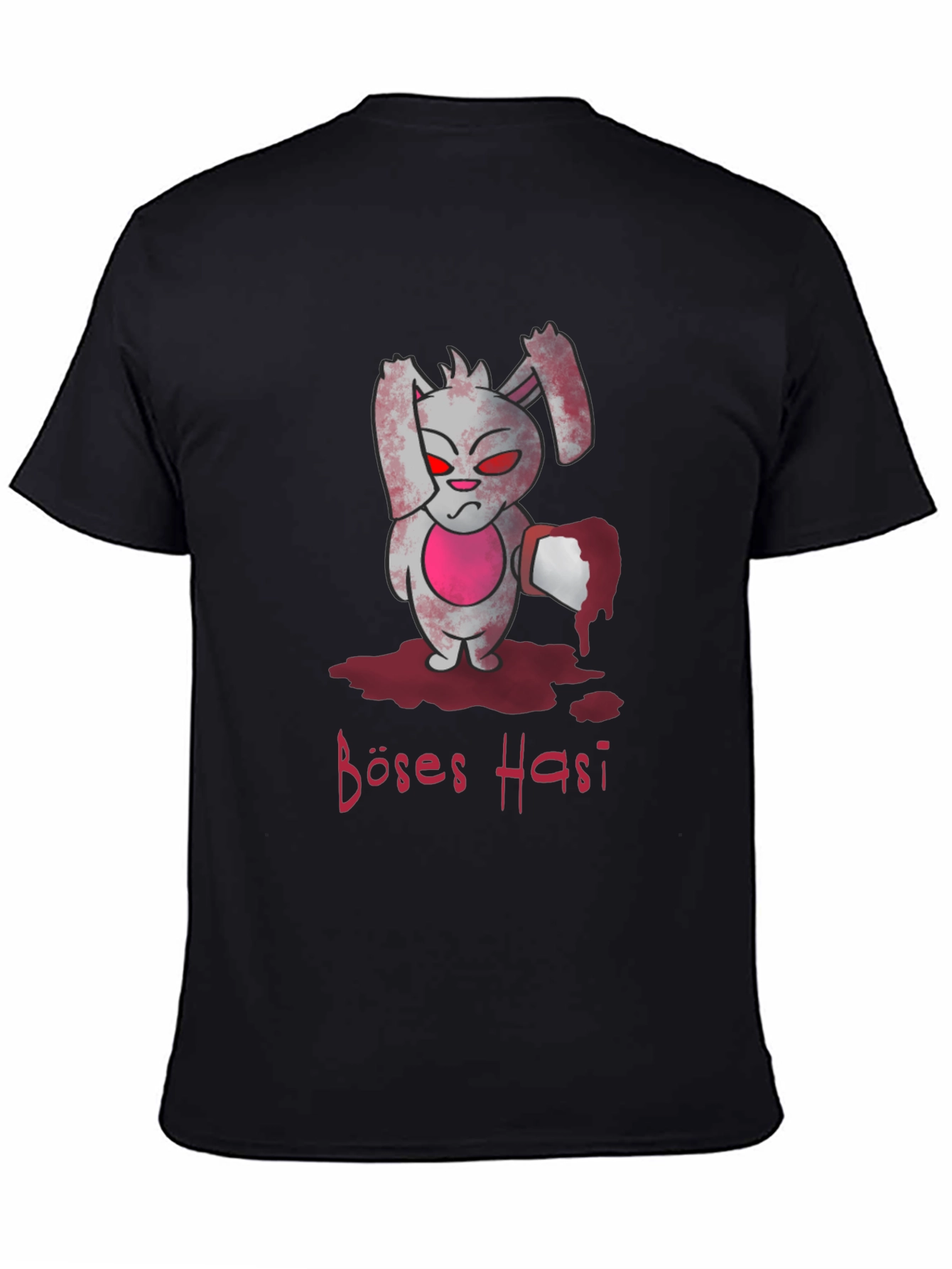 Evil Bunny Graphic T-Shirt - Böses Hasi Tee