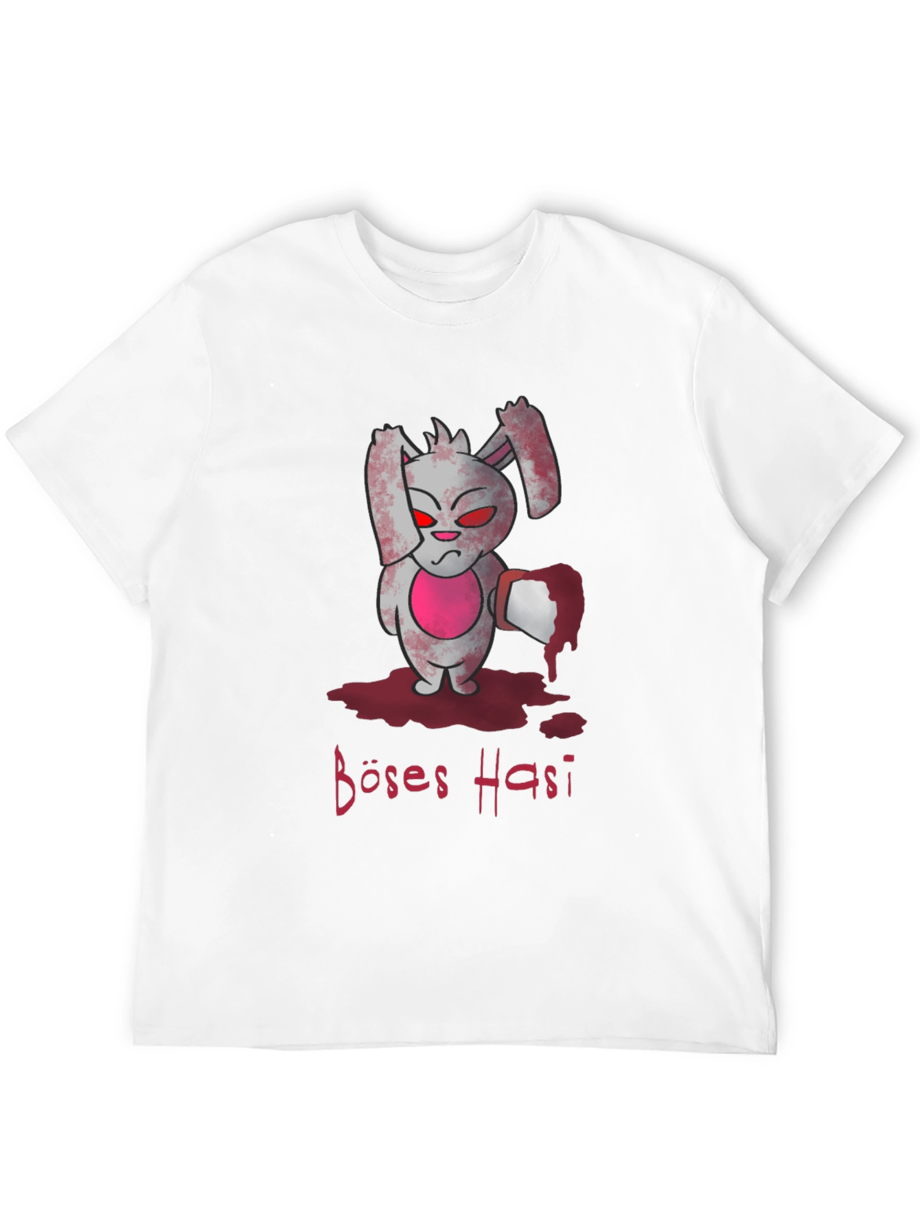 Evil Bunny Graphic T-Shirt - Böses Hasi Tee
