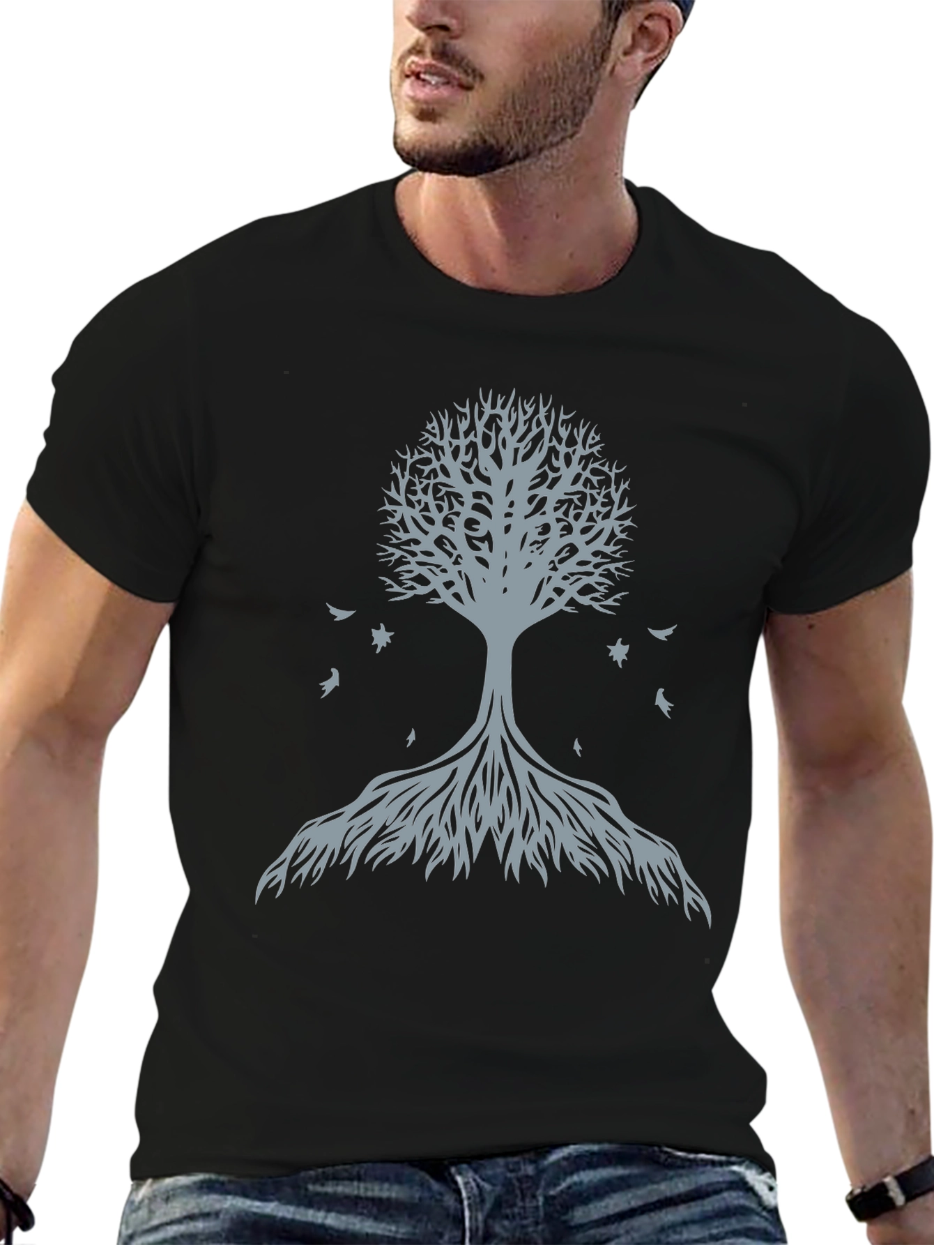 Black Tree of Life T-Shirt - Unique Graphic Tee