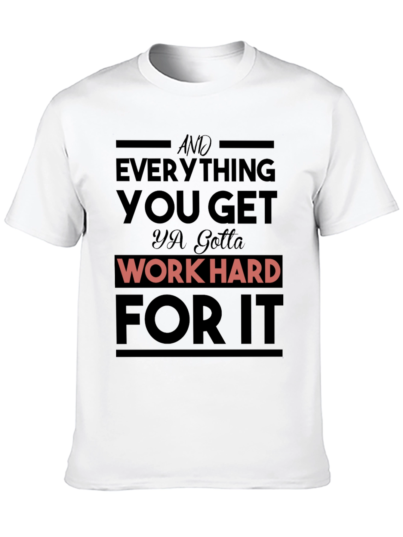 Work Hard Graphic T-Shirt