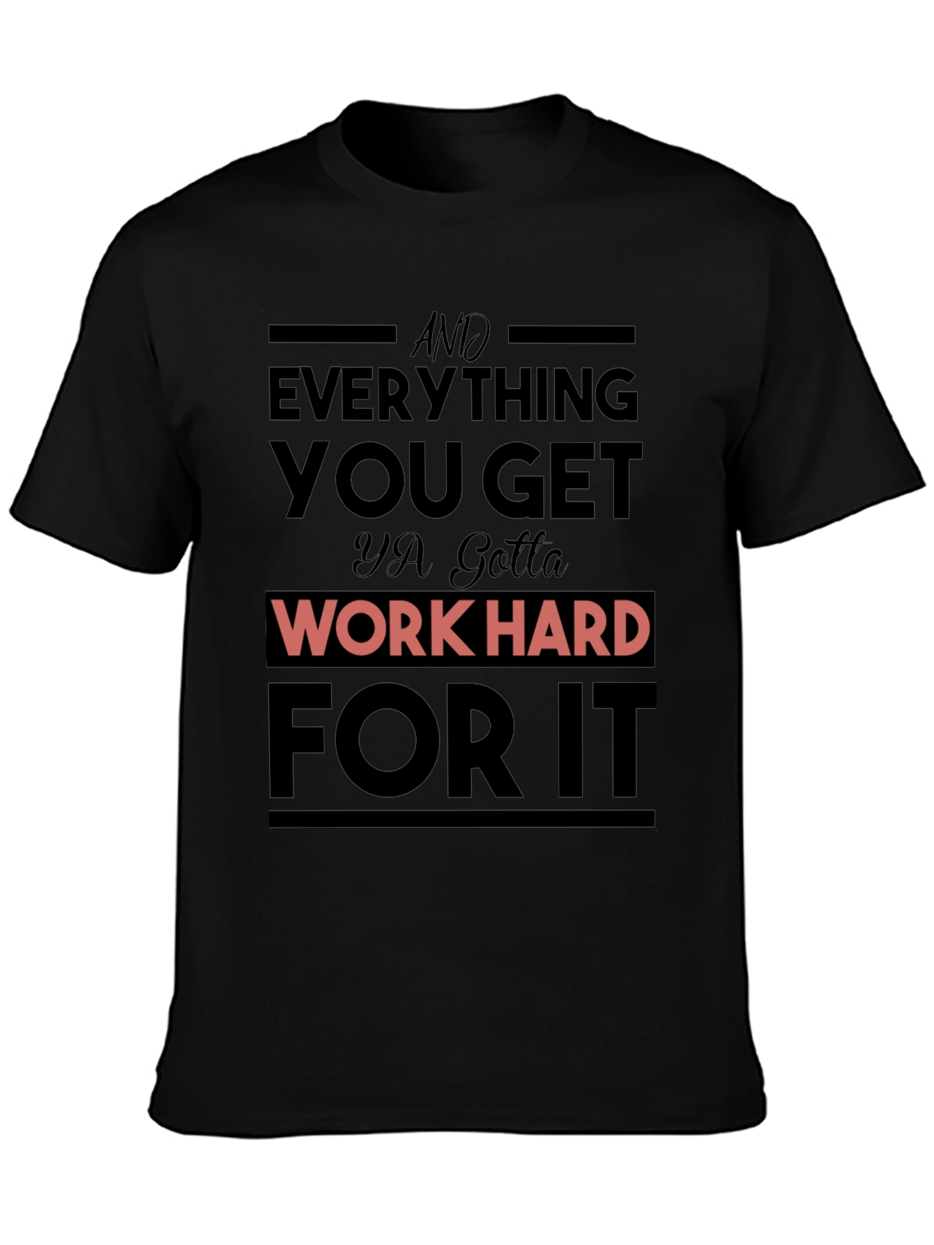 Work Hard Graphic T-Shirt