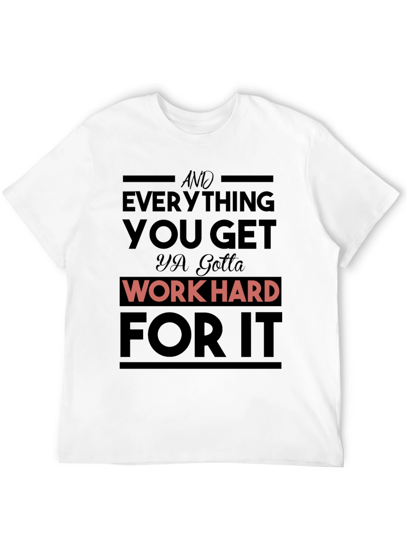 Work Hard Graphic T-Shirt