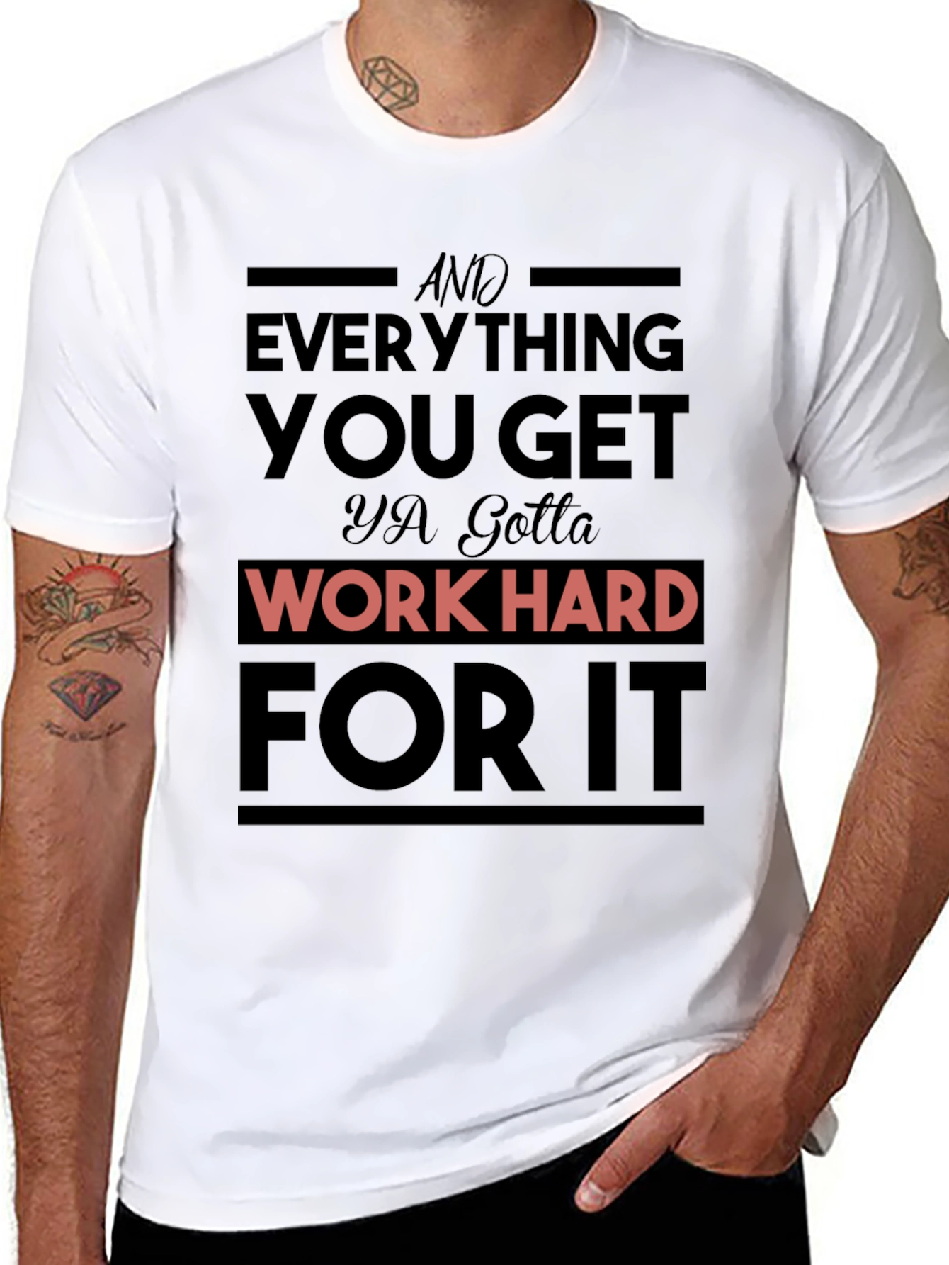 Work Hard Graphic T-Shirt