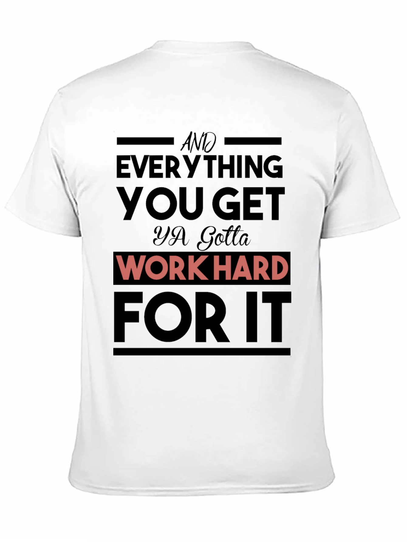 Work Hard Graphic T-Shirt