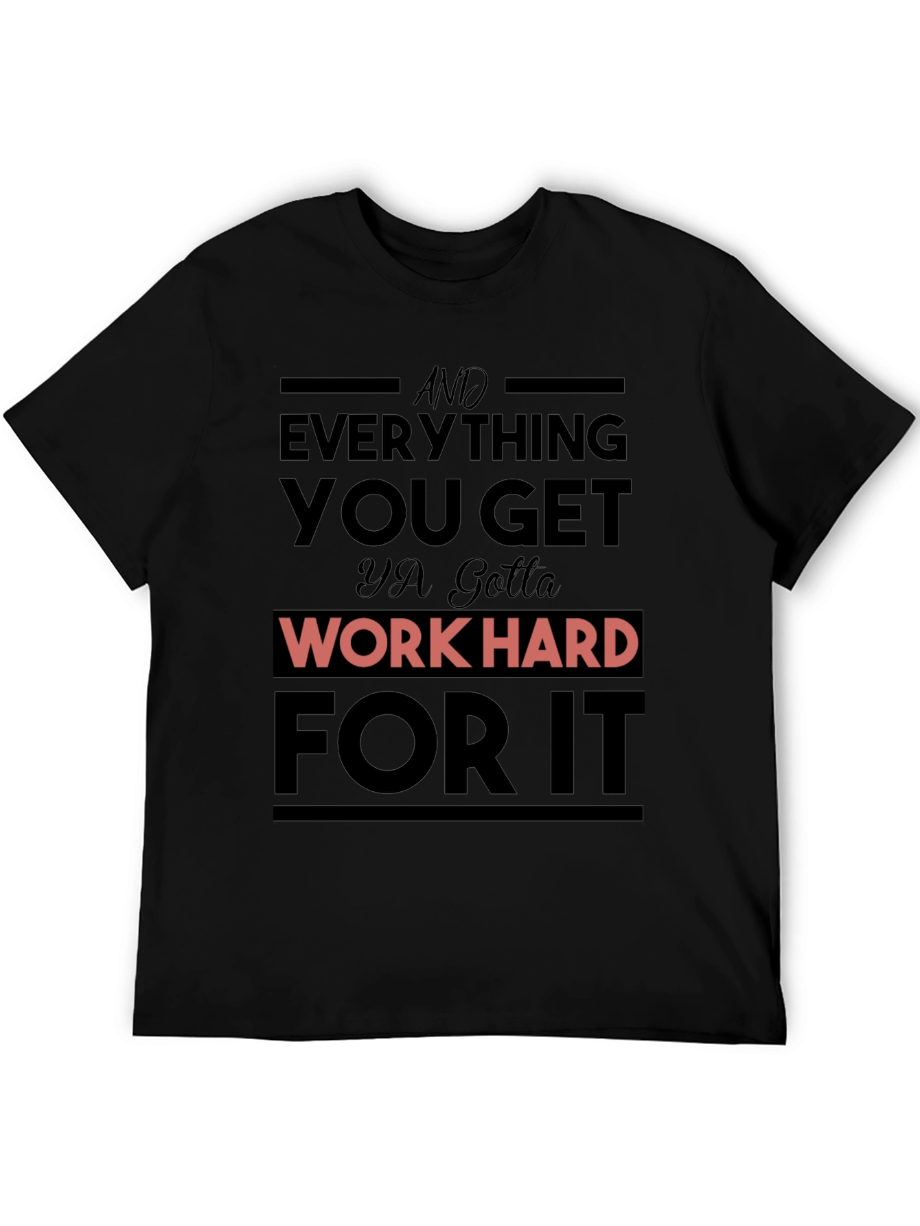Work Hard Graphic T-Shirt