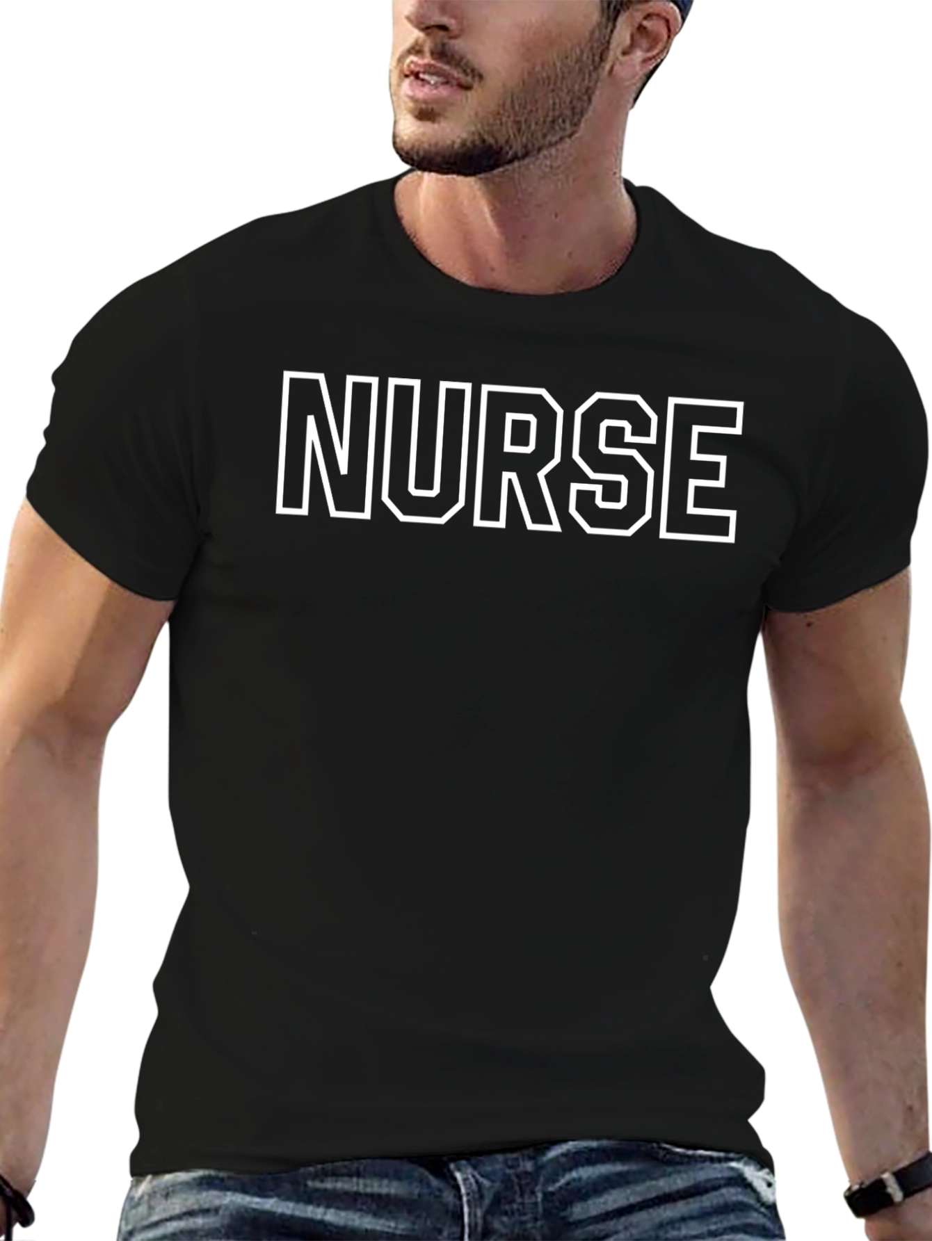 Nurse Graphic Tee - Black Unisex T-Shirt
