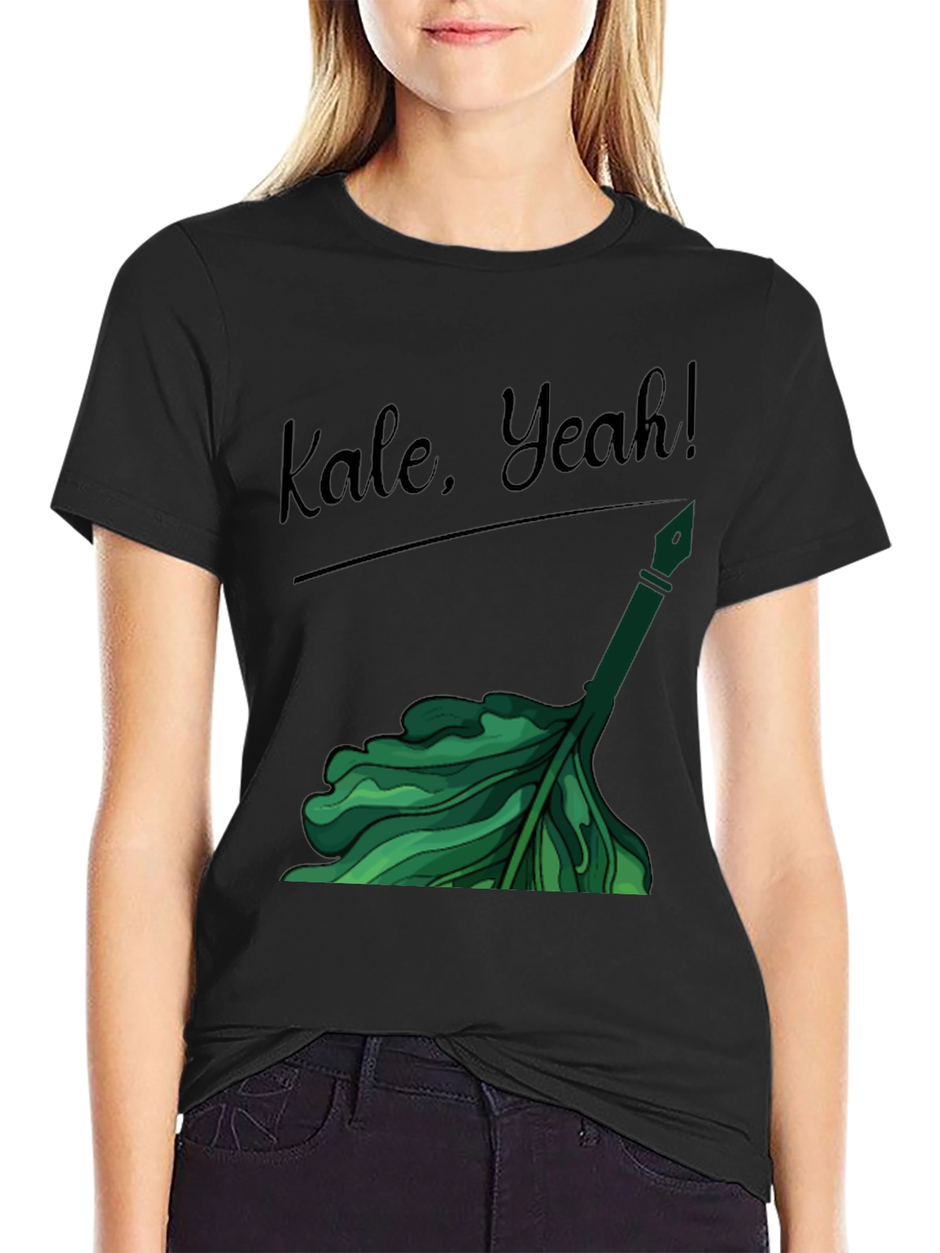 Kale Yeah! Graphic T-Shirt - Trendy Vegan Tee