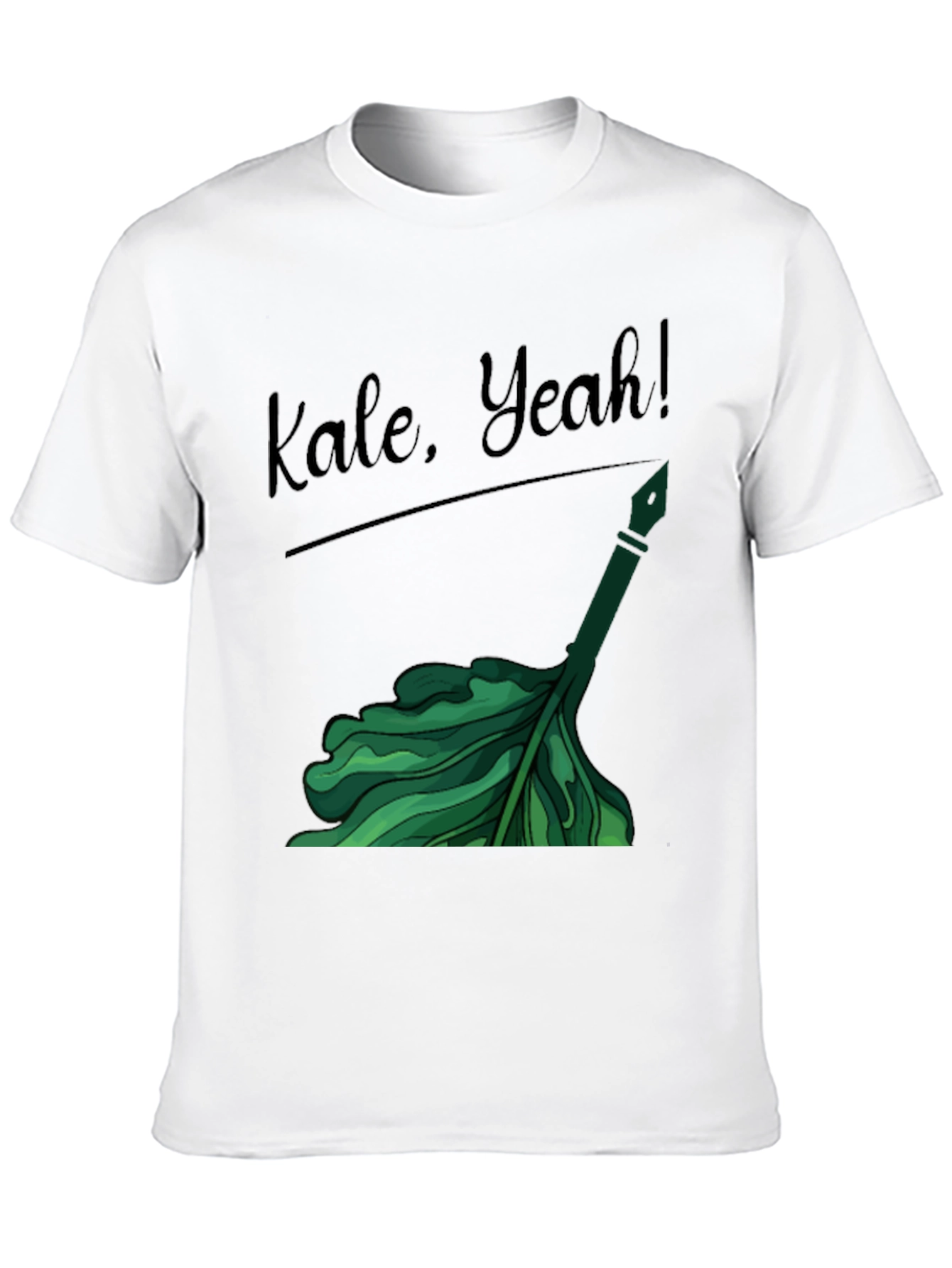 Kale Yeah! Graphic T-Shirt - Trendy Vegan Tee