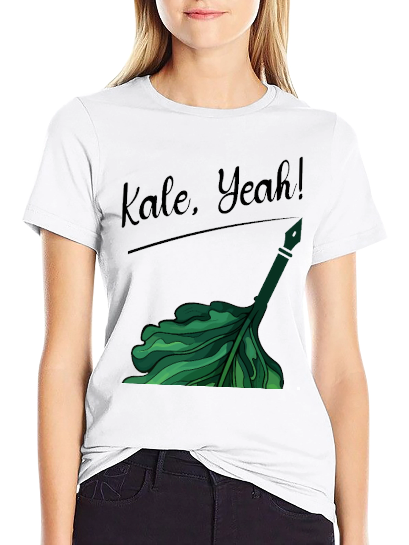 Kale Yeah! Graphic T-Shirt - Trendy Vegan Tee