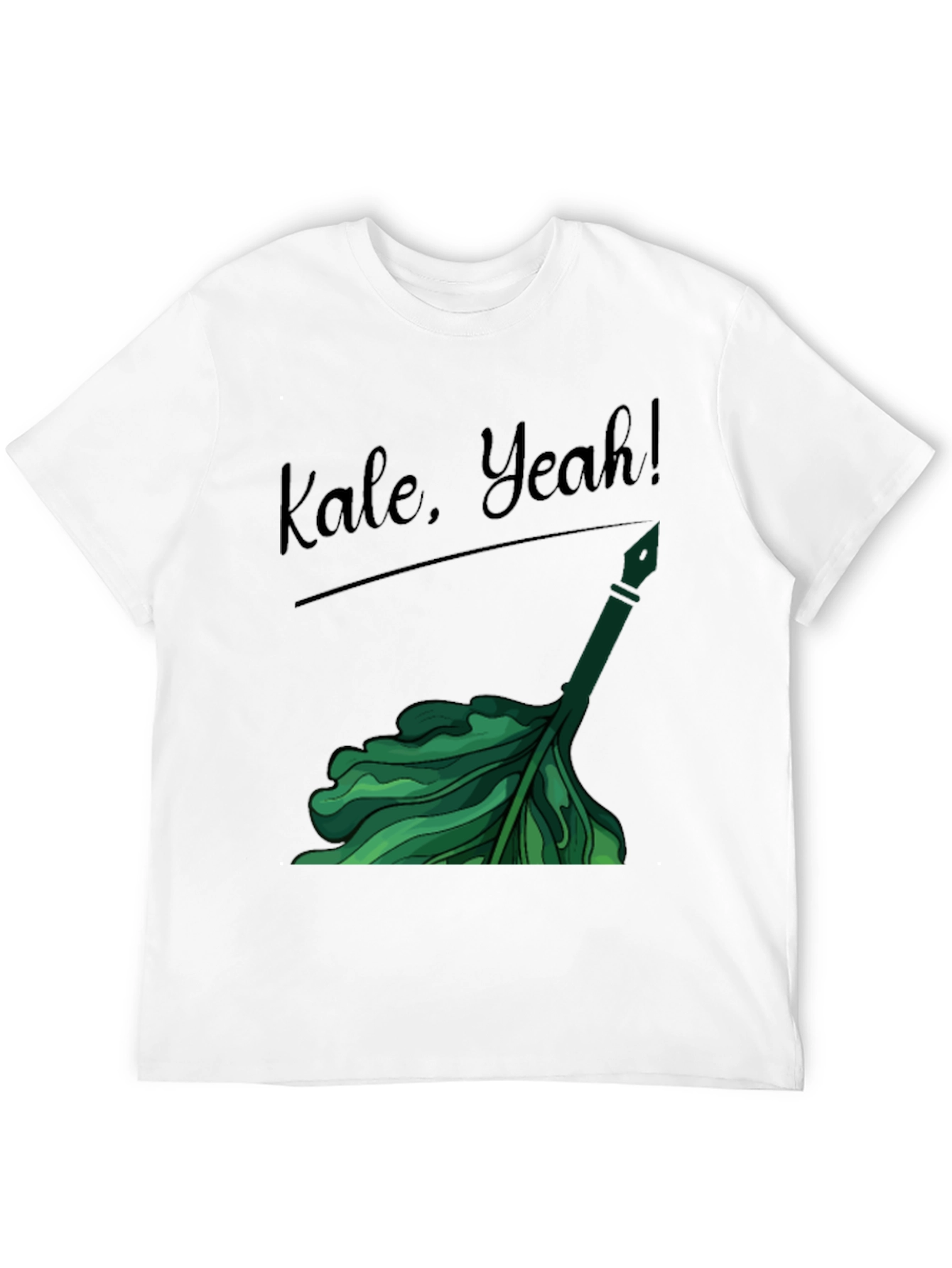 Kale Yeah! Graphic T-Shirt - Trendy Vegan Tee