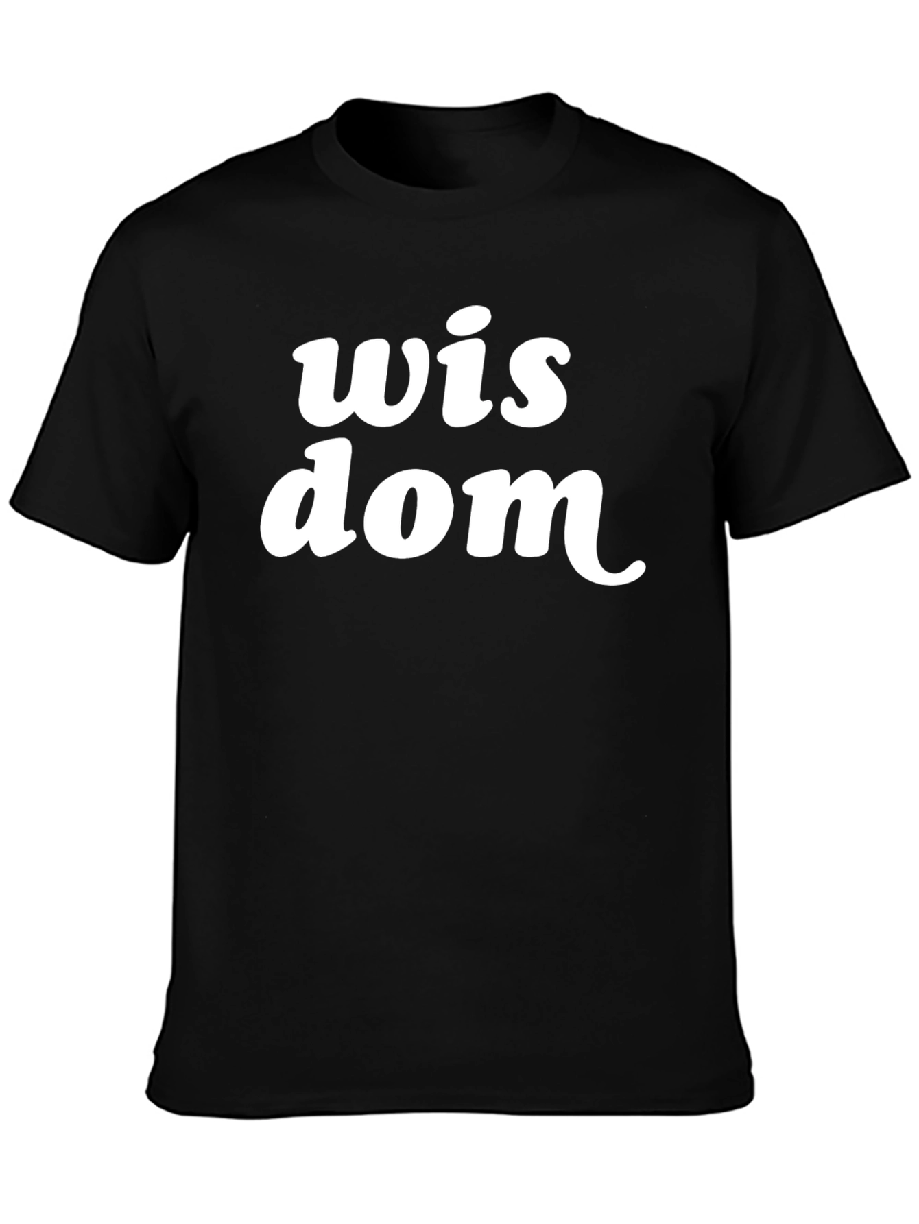 Wisdom Graphic Tee - Classic Black T-Shirt