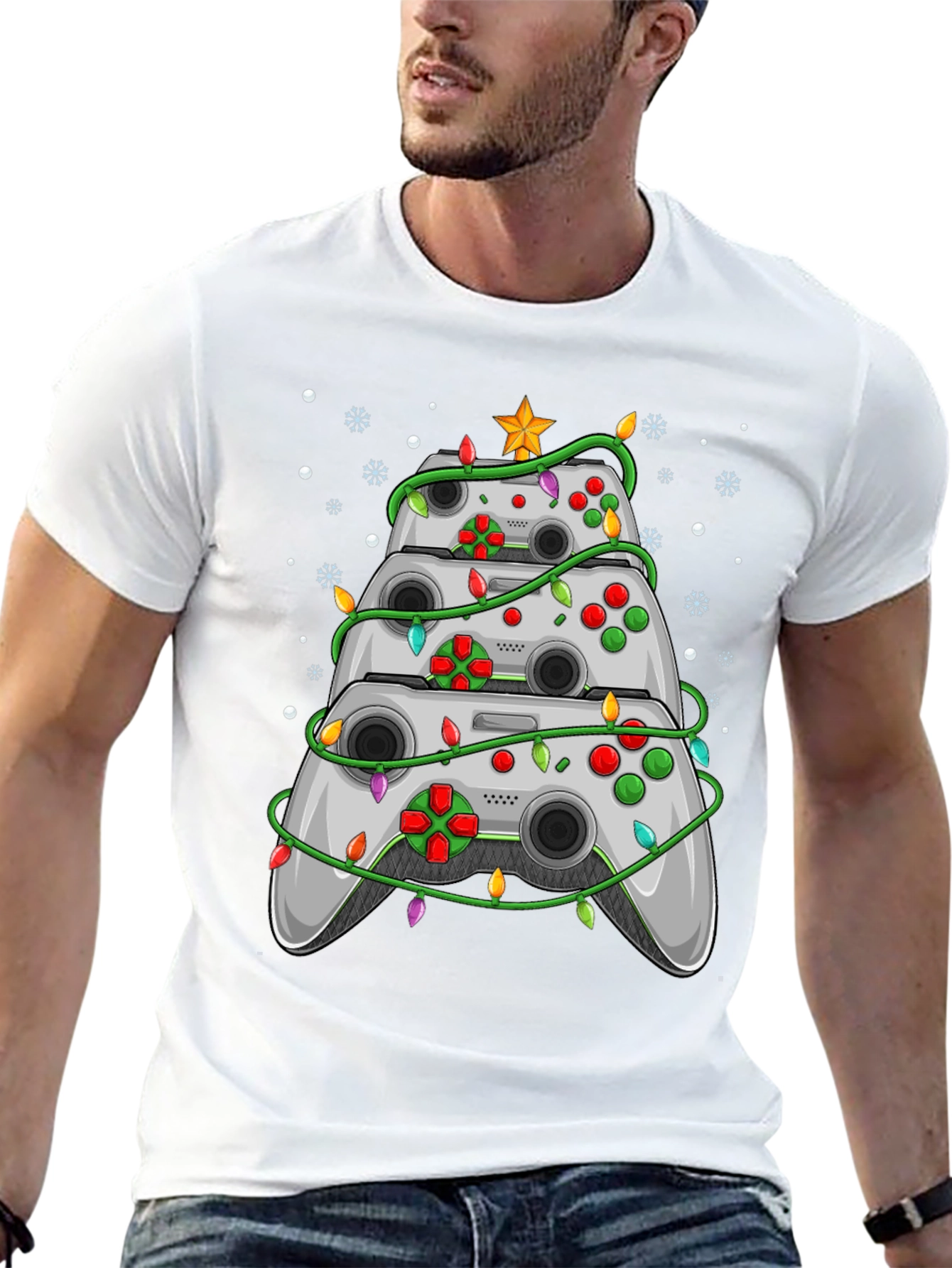 Gamer Christmas Tree T-Shirt