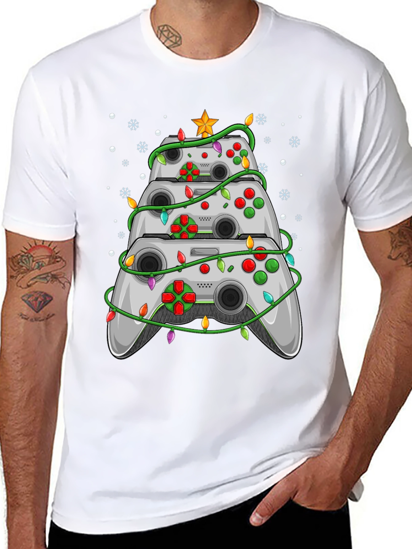 Gamer Christmas Tree T-Shirt