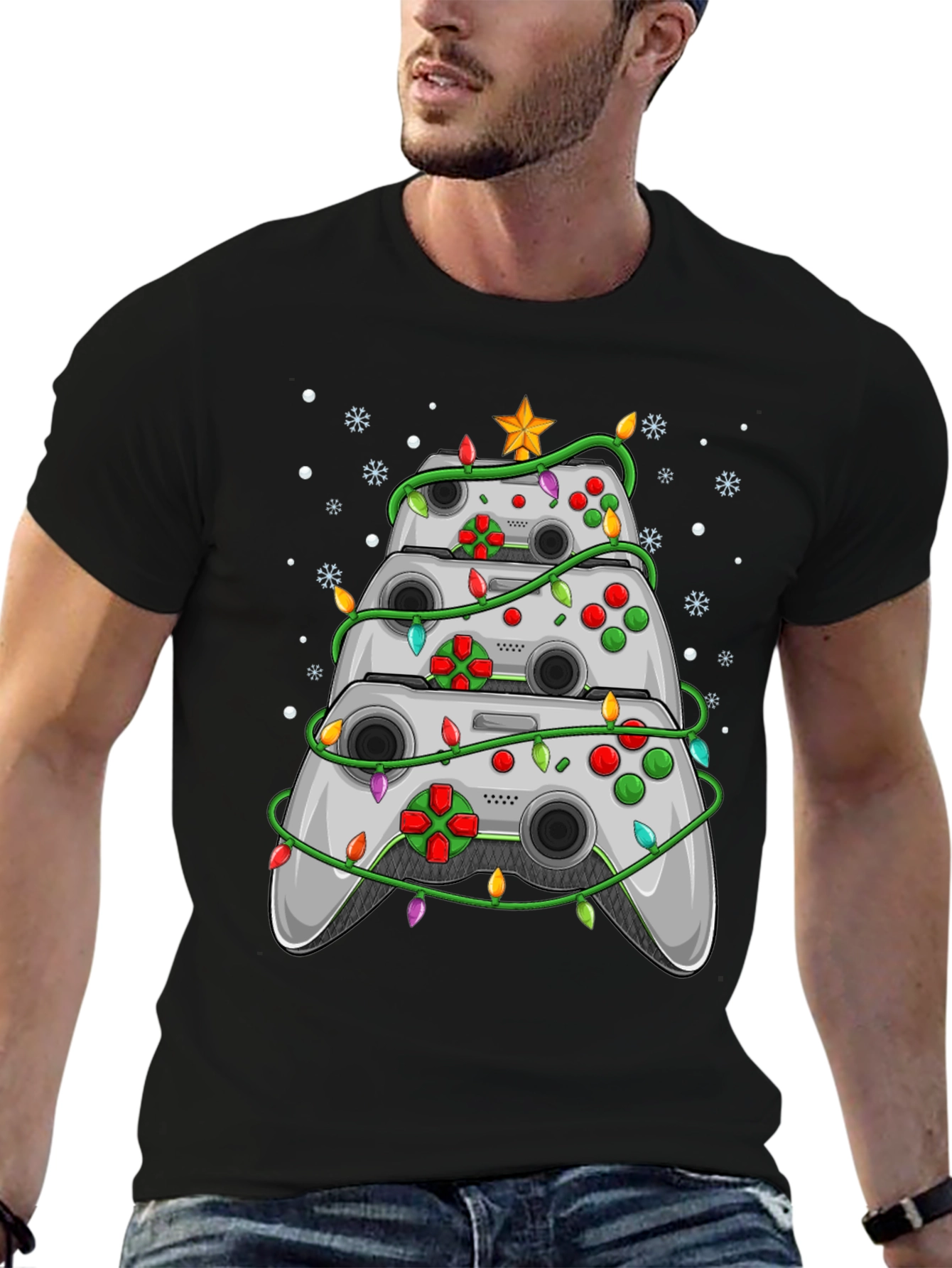 Gamer Christmas Tree T-Shirt