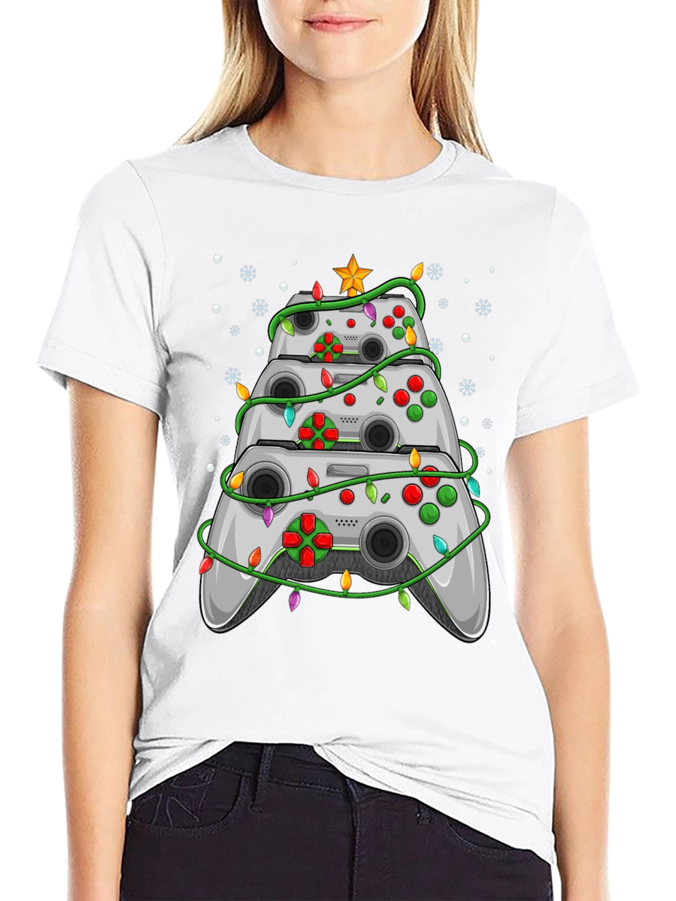 Gamer Christmas Tree T-Shirt