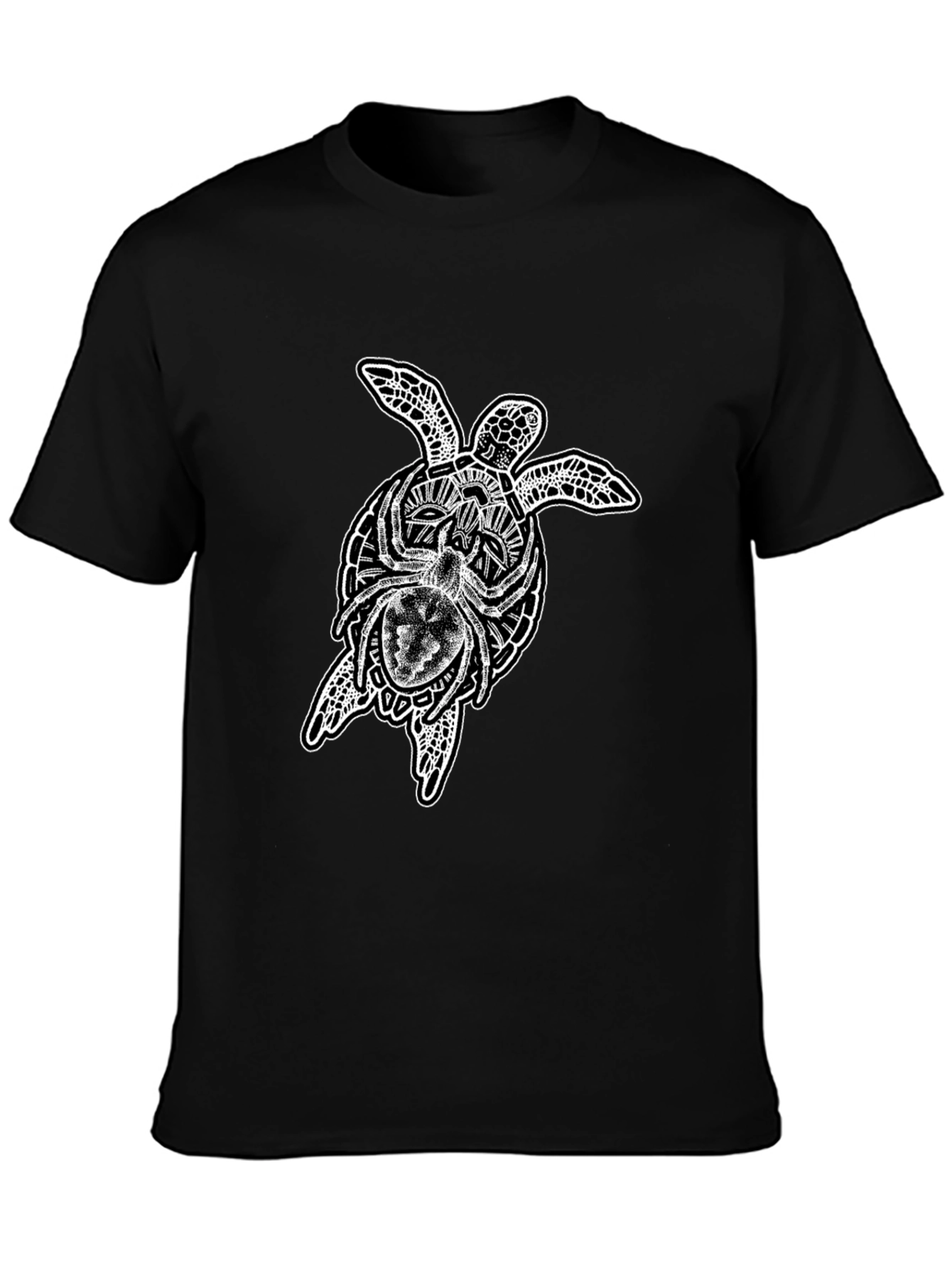 Black Turtle Spider Graphic T-Shirt