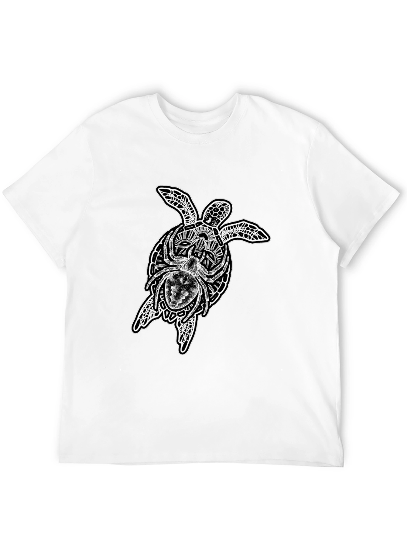 Black Turtle Spider Graphic T-Shirt