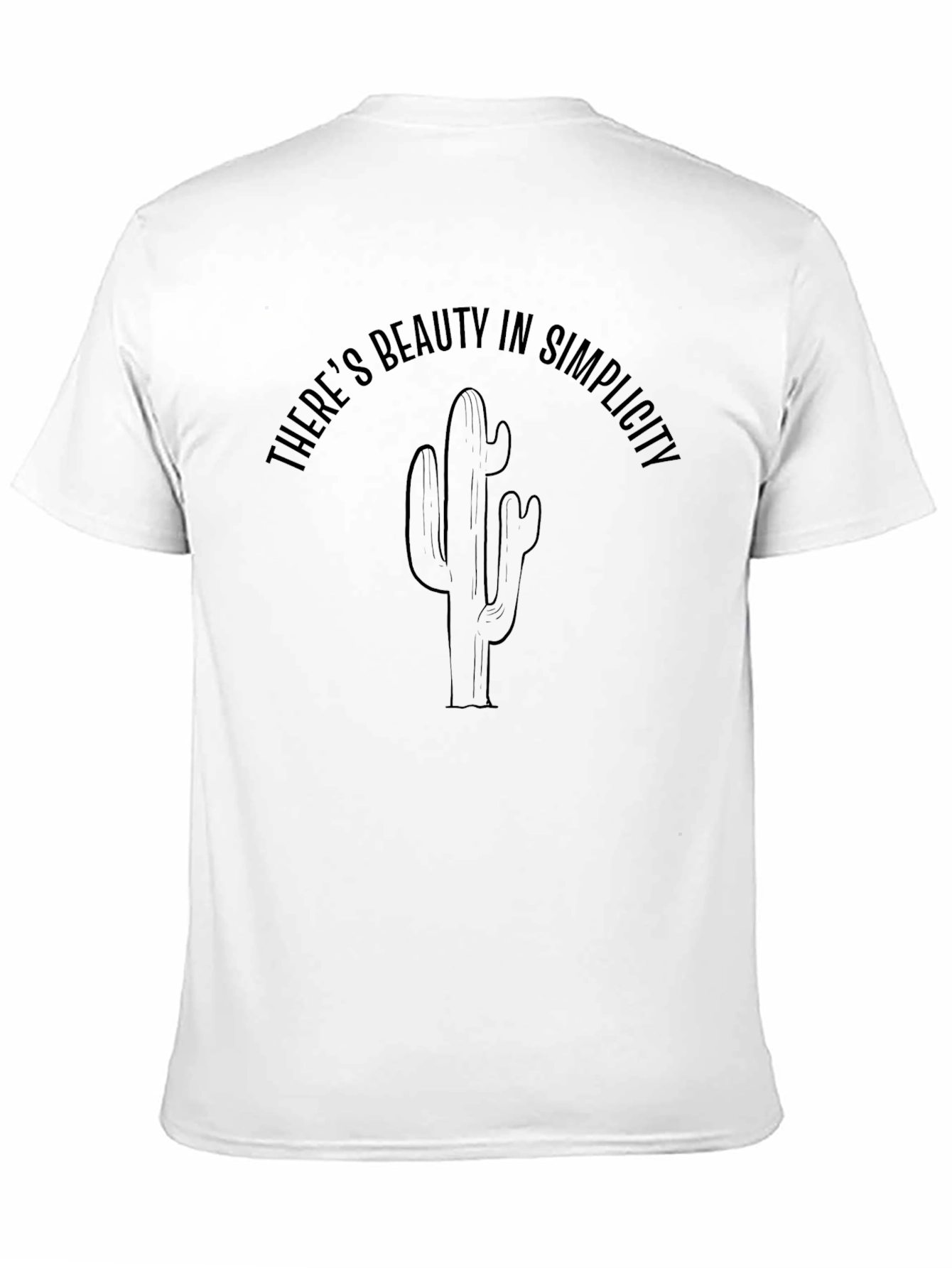 Simplicity Cactus Graphic Tee - Soft Cotton Blend