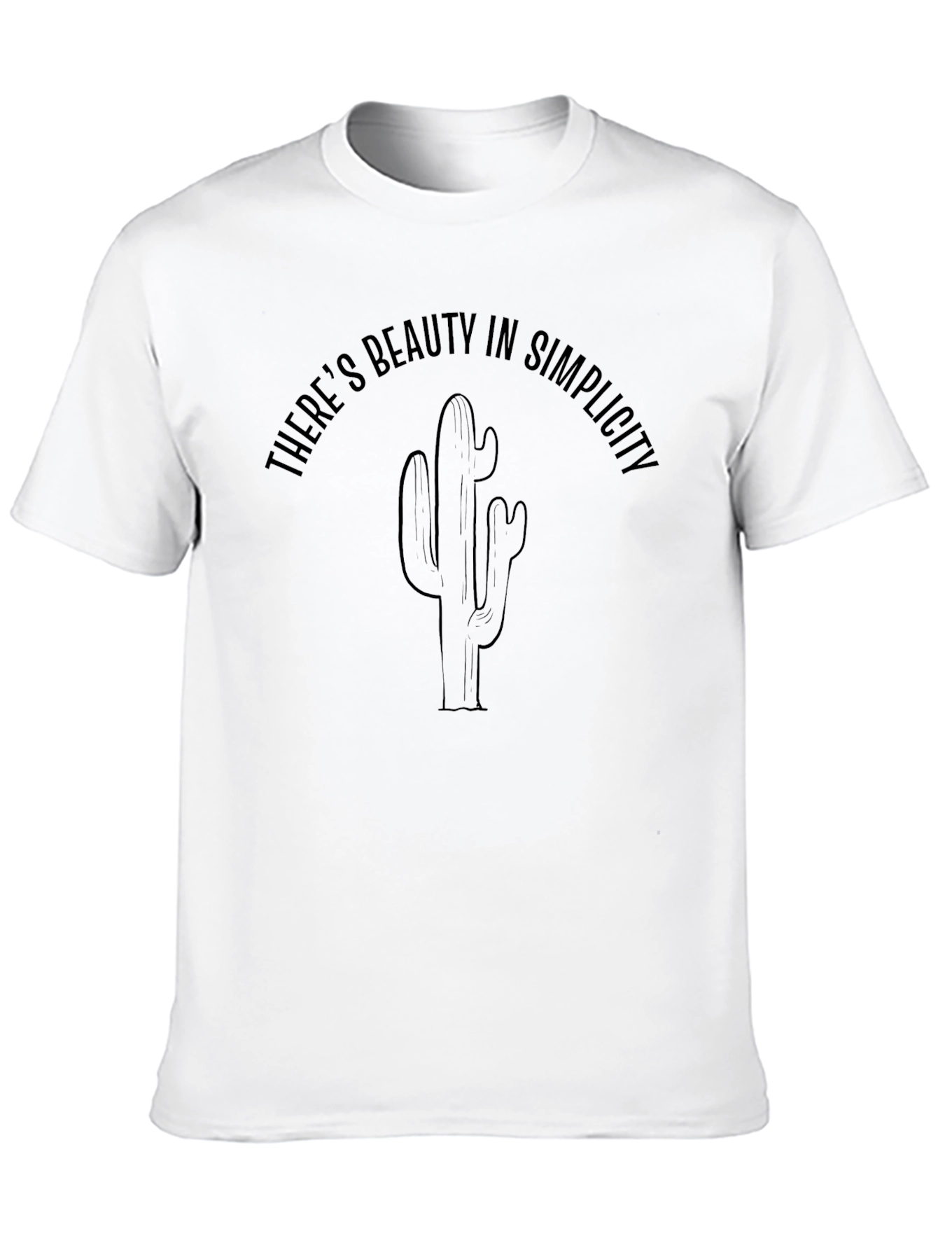 Simplicity Cactus Graphic Tee - Soft Cotton Blend