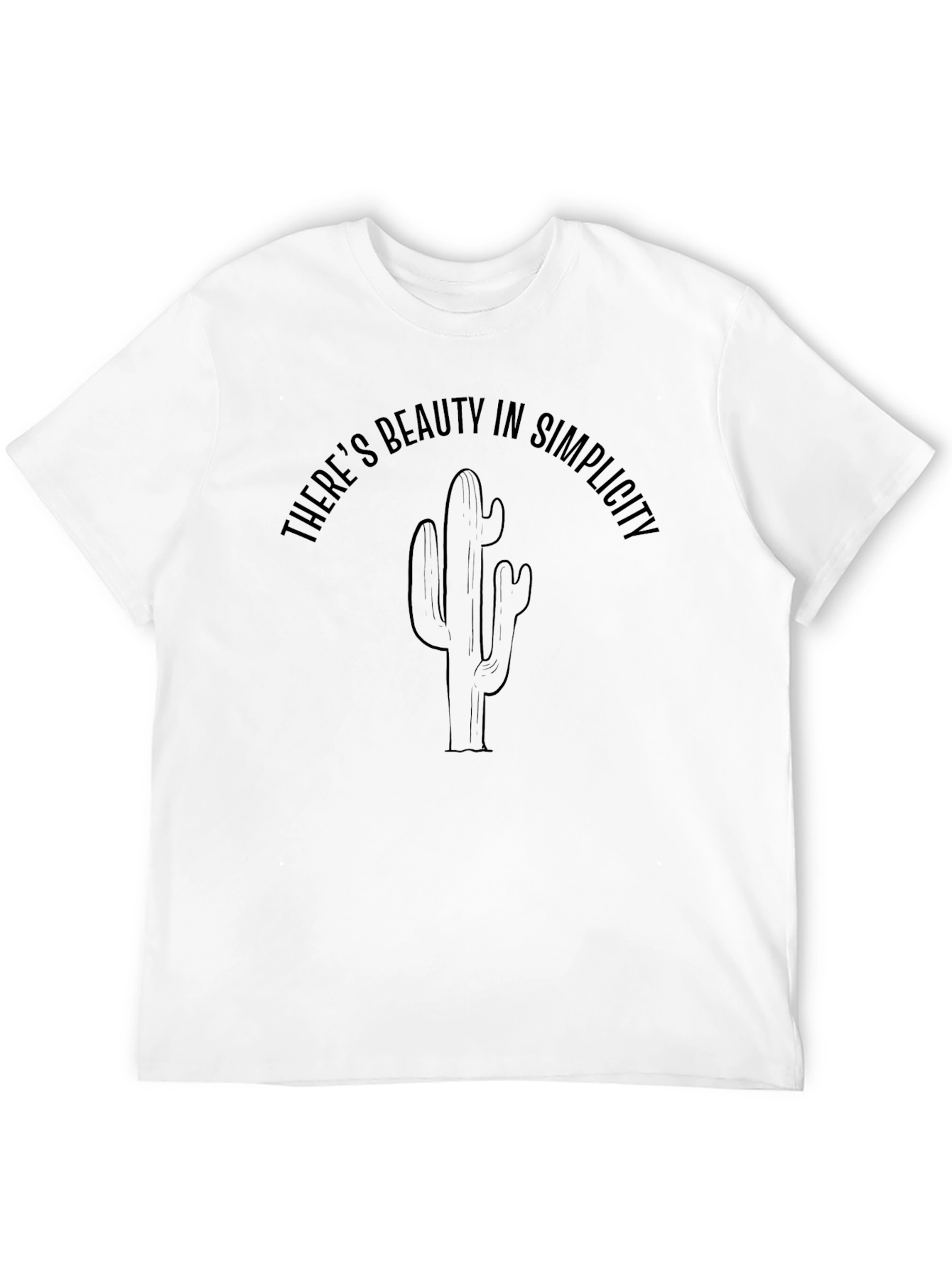 Simplicity Cactus Graphic Tee - Soft Cotton Blend