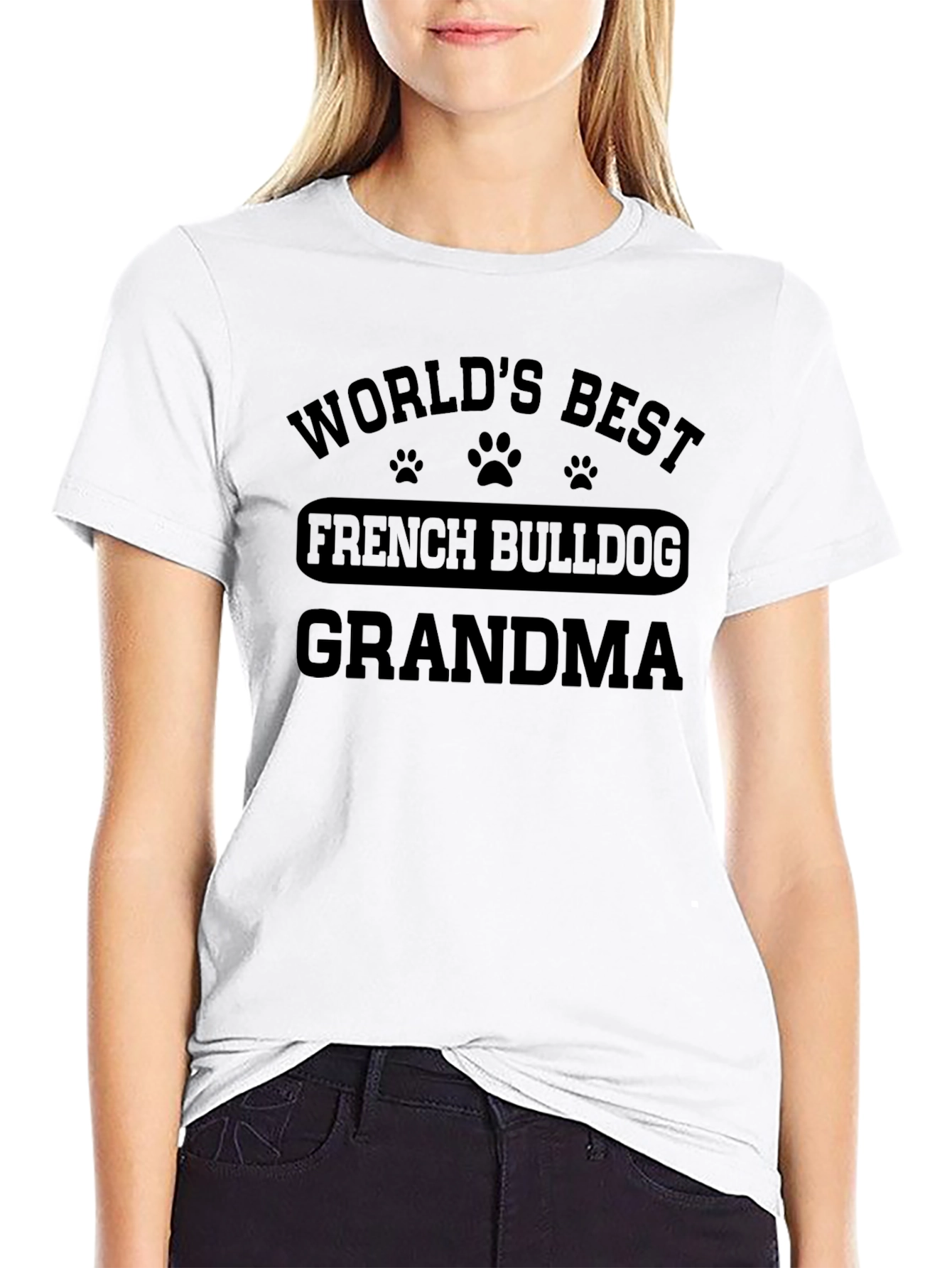 Worlds Best French Bulldog Grandma T-Shirt