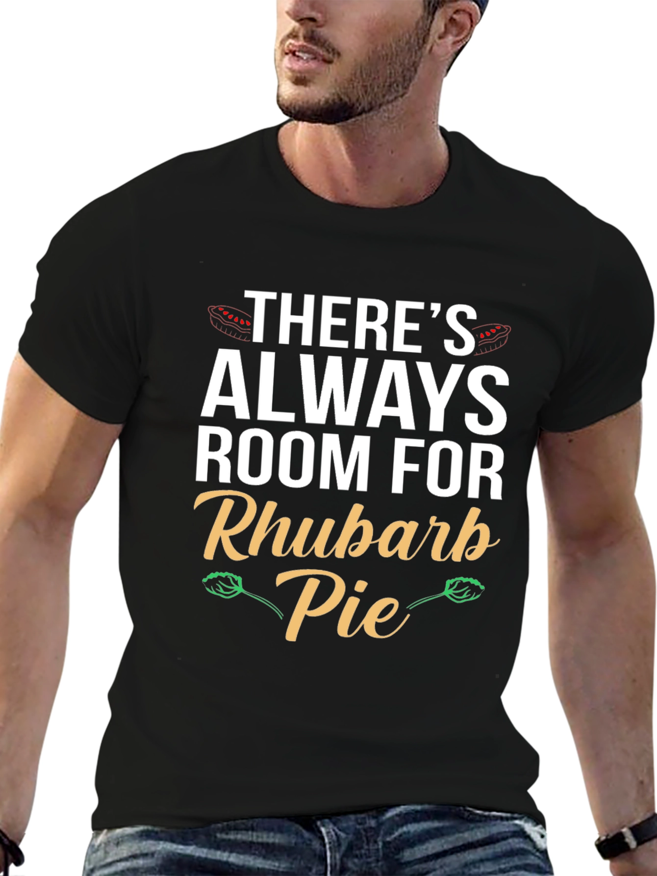 Theres Always Room Rhubarb Pie Graphic T-Shirt