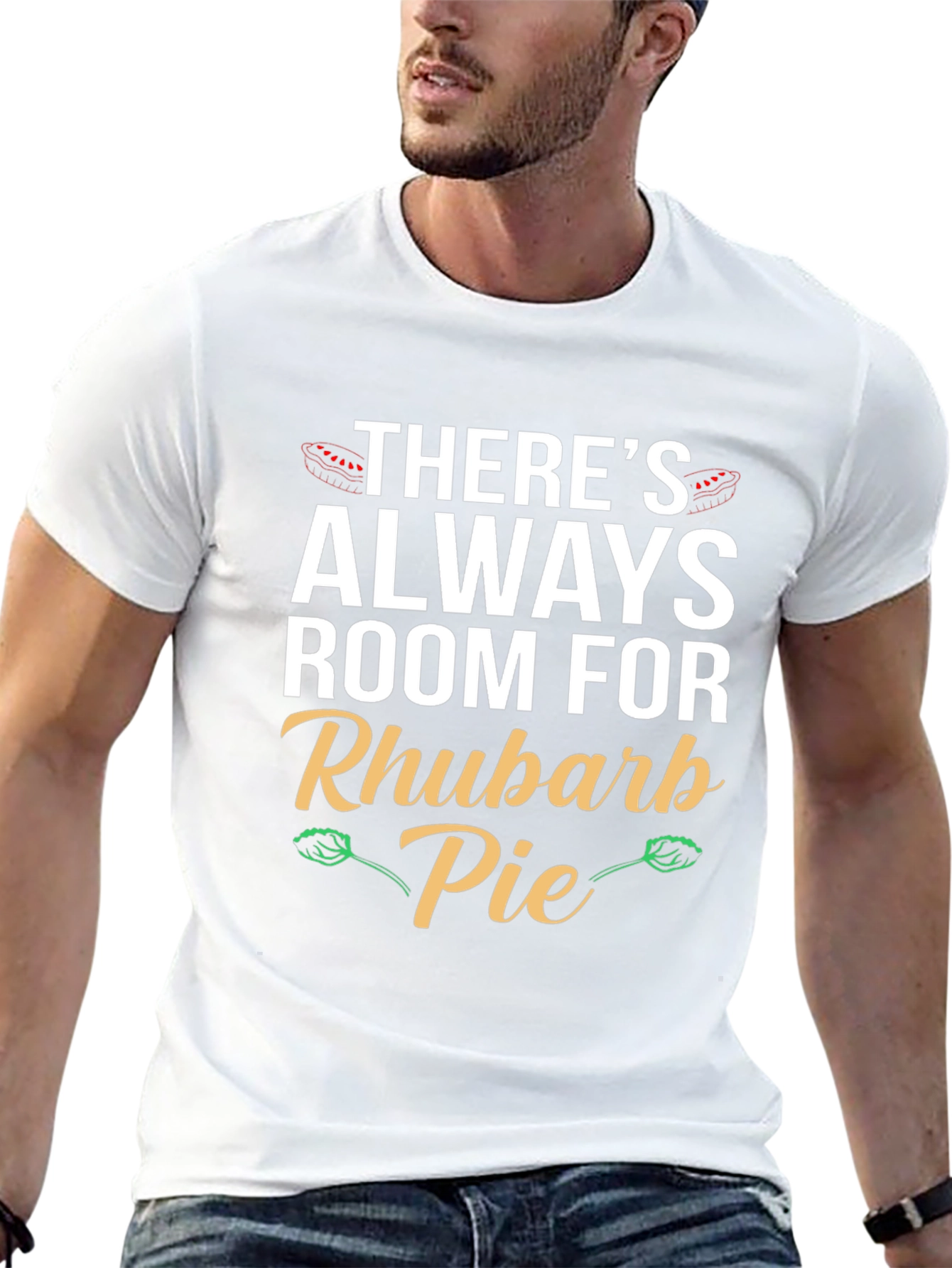 Theres Always Room Rhubarb Pie Graphic T-Shirt