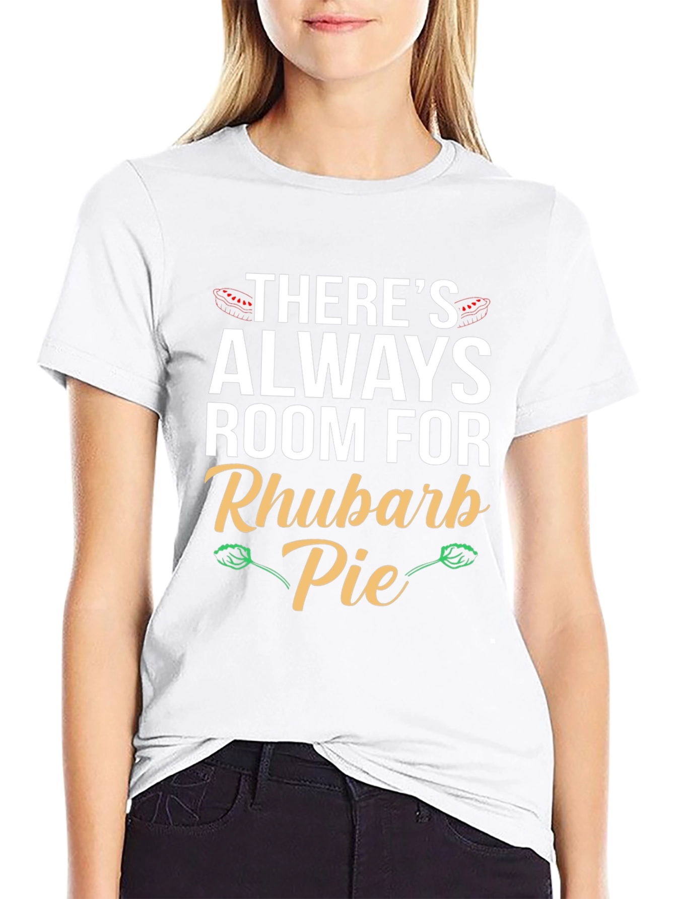 Theres Always Room Rhubarb Pie Graphic T-Shirt