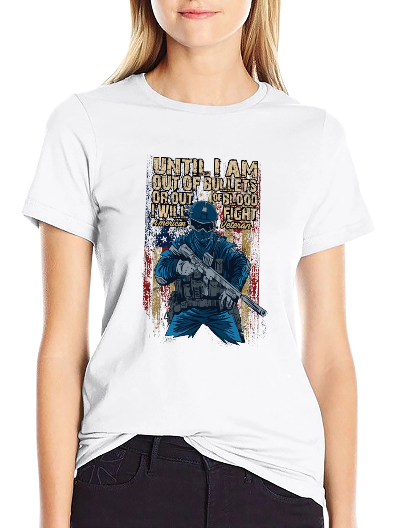 American Veteran Graphic T-Shirt