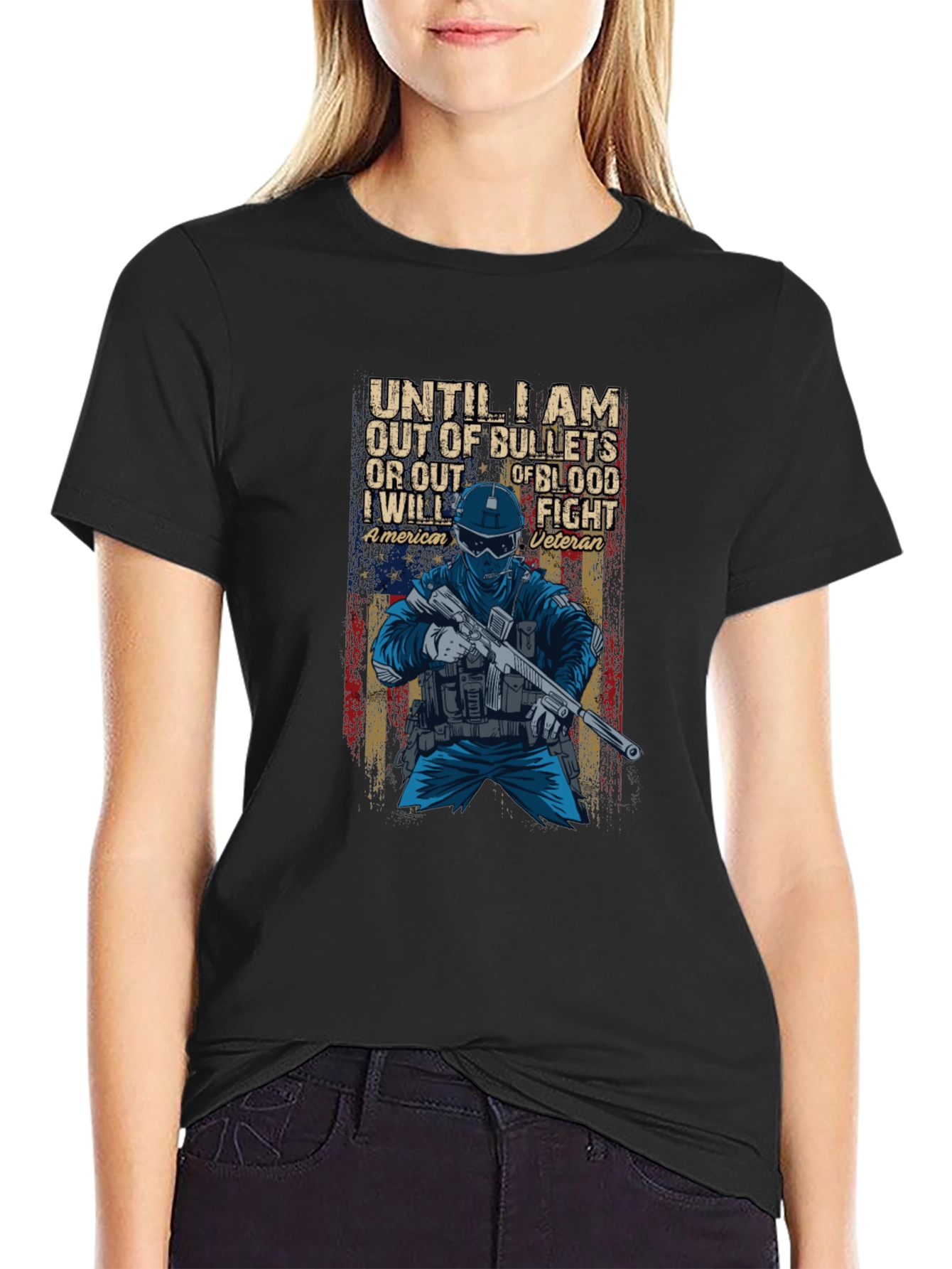 American Veteran Graphic T-Shirt