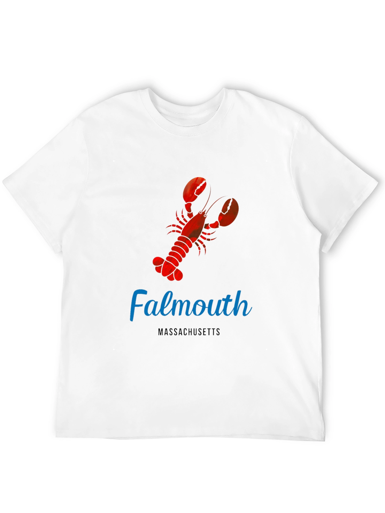 Falmouth Massachusetts Lobster Graphic T-Shirt