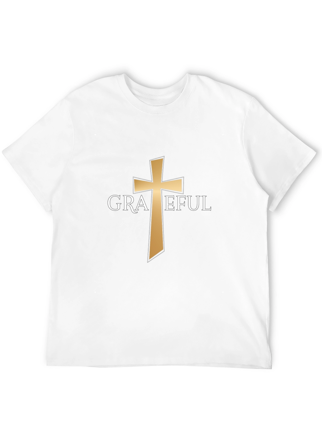 Grateful Cross Graphic T-Shirt - Black
