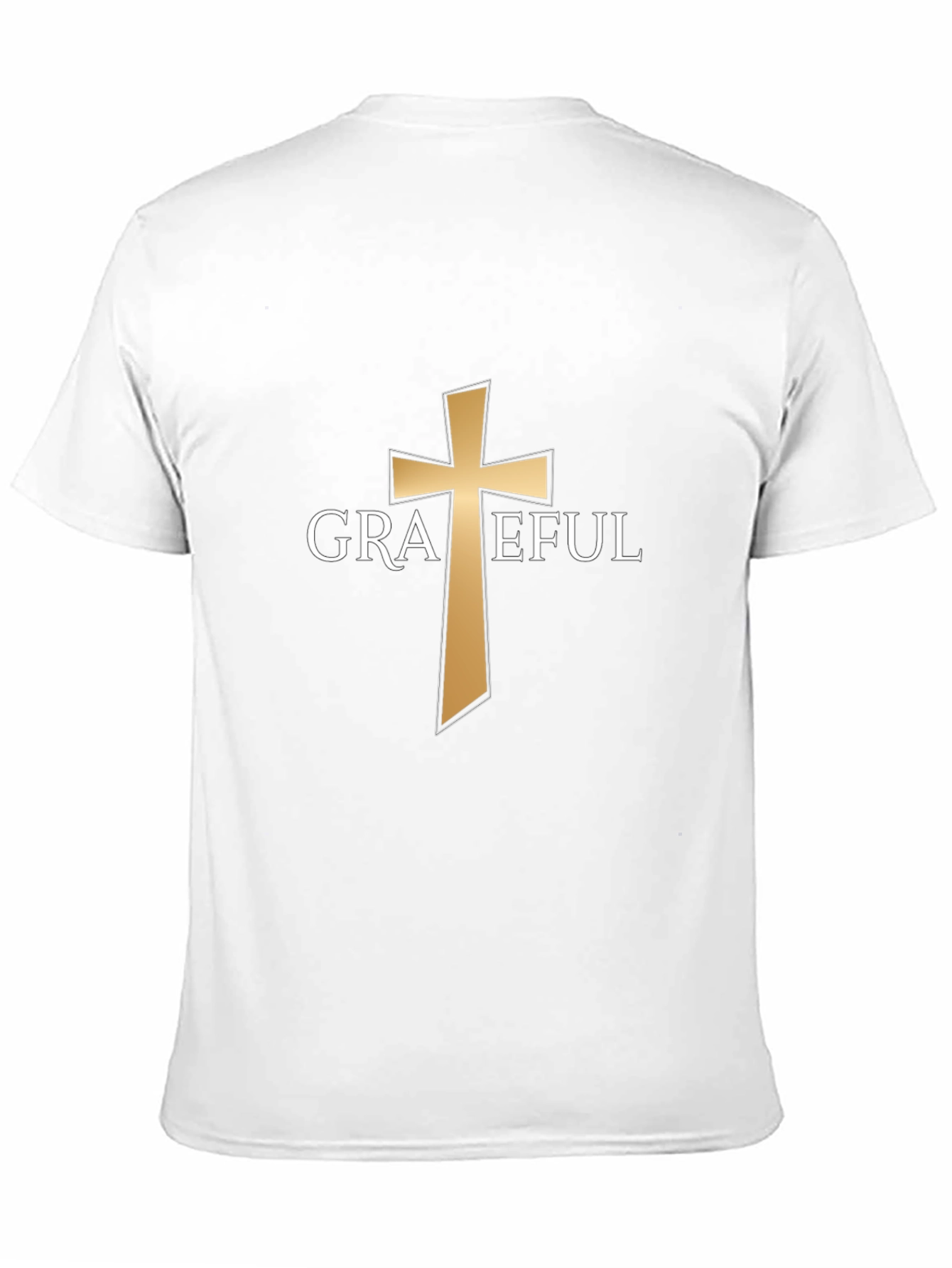 Grateful Cross Graphic T-Shirt - Black