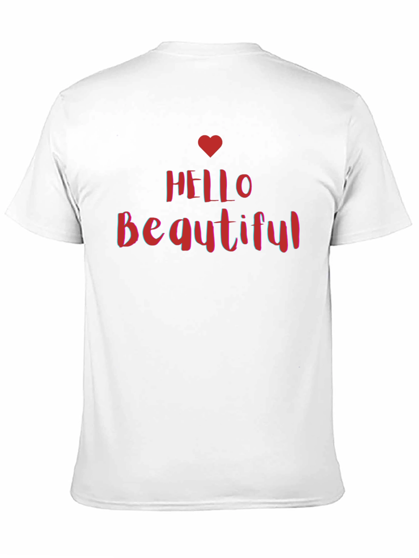 Hello Beautiful Graphic Tee - Stylish Black T-Shirt