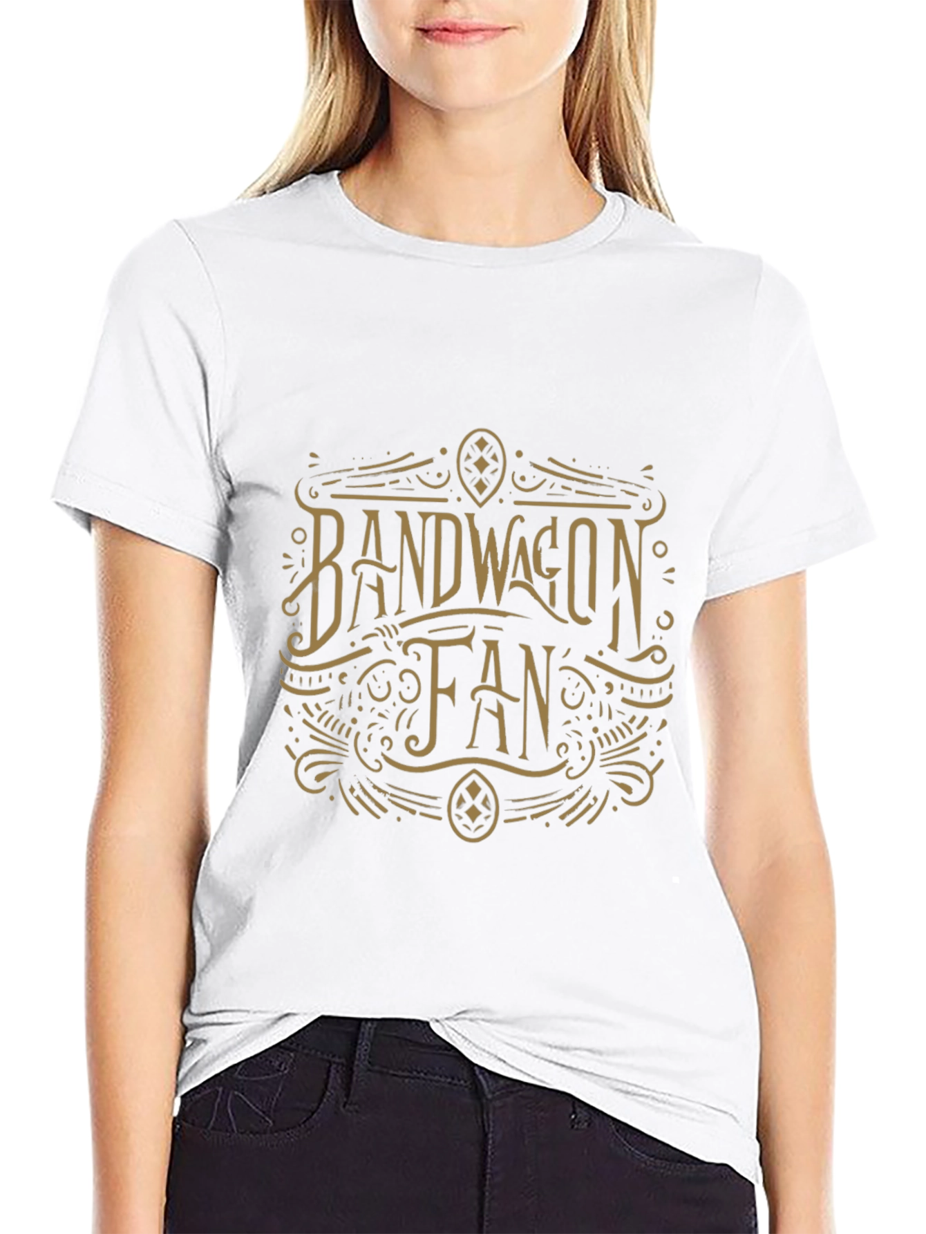 Bandwagon Fan Graphic T-Shirt - Retro Style