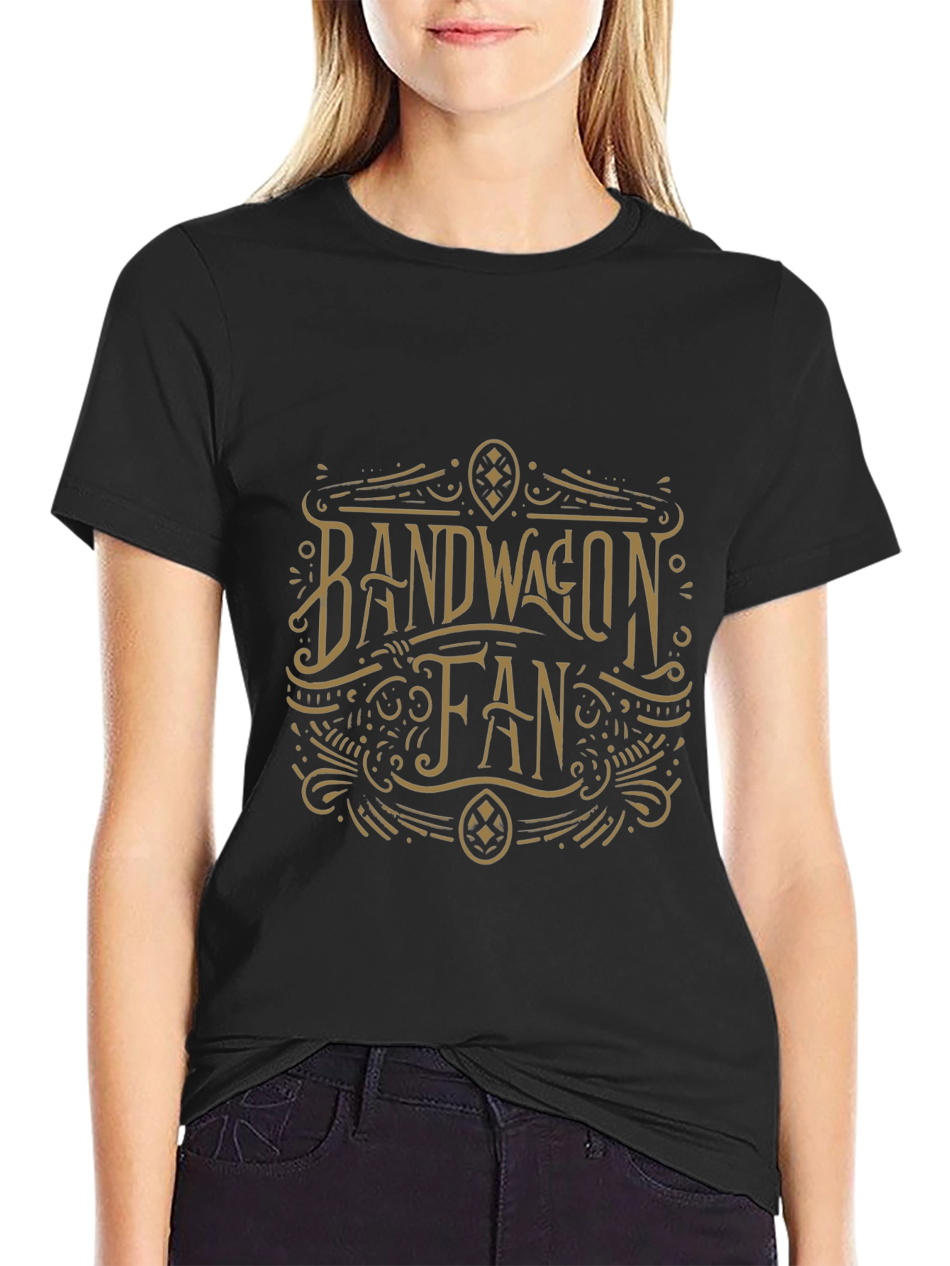 Bandwagon Fan Graphic T-Shirt - Retro Style