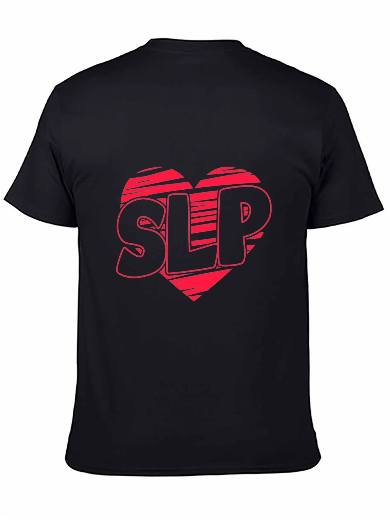 SLP Heart Graphic Black T-Shirt