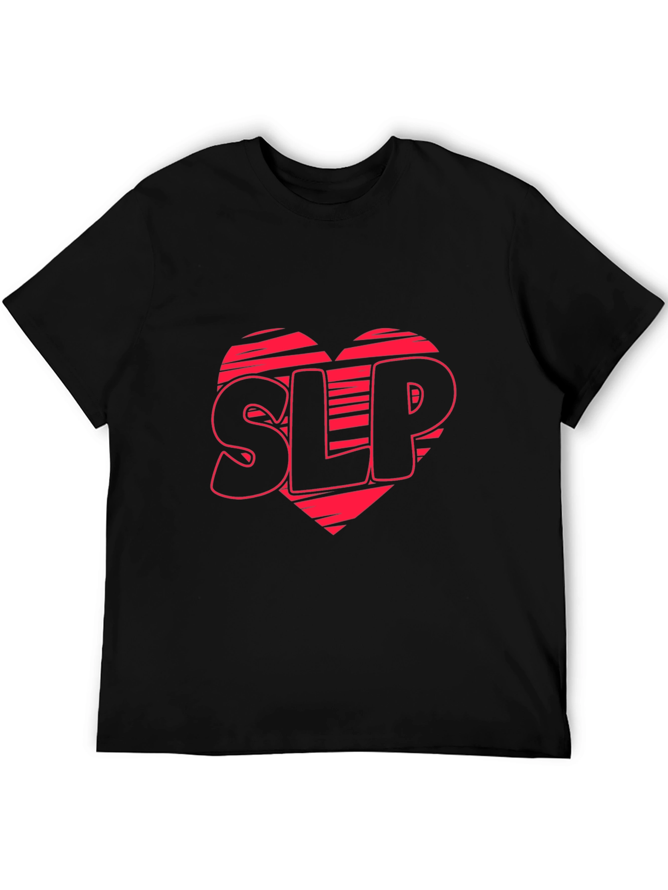 SLP Heart Graphic Black T-Shirt