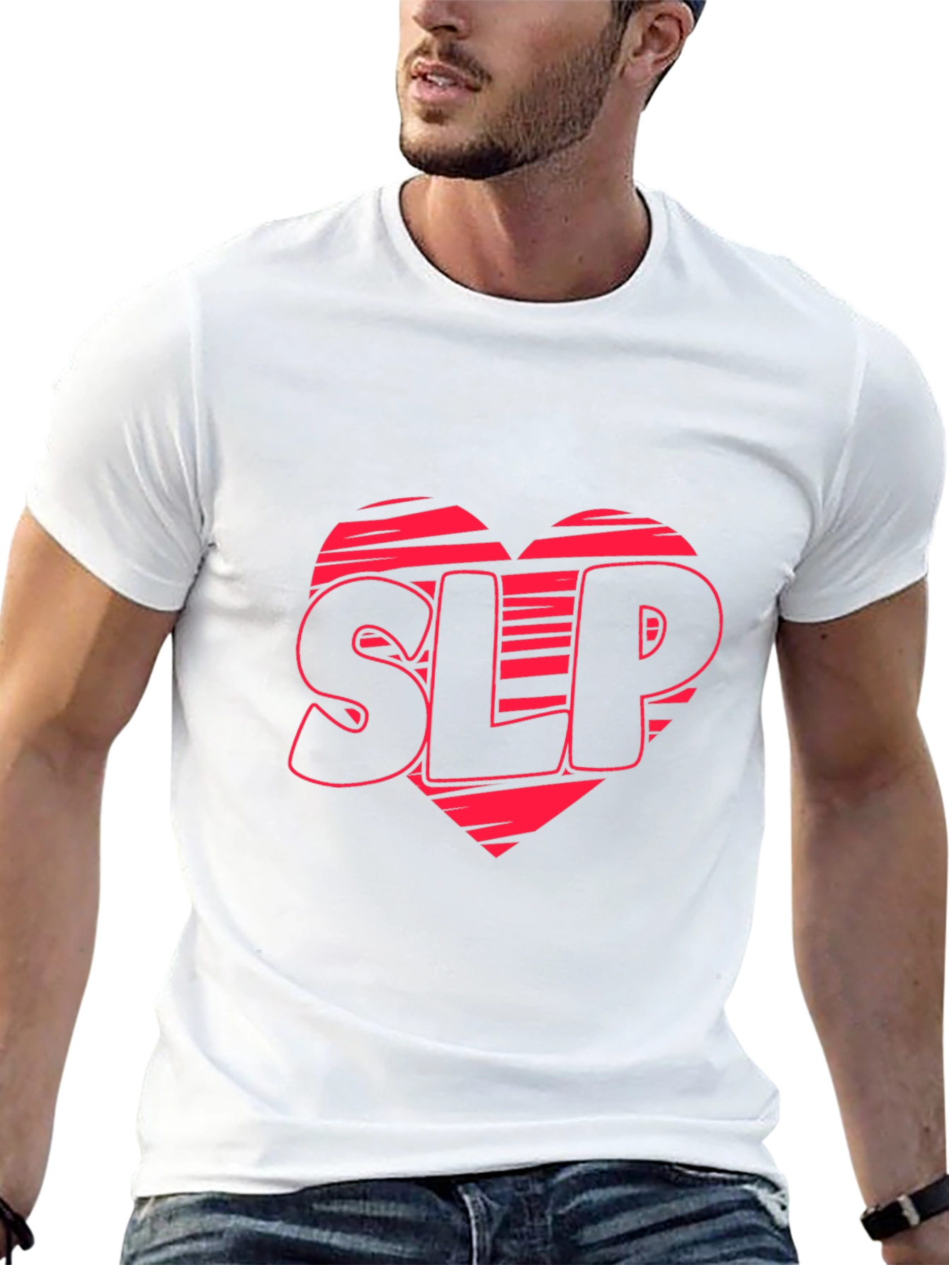 SLP Heart Graphic Black T-Shirt